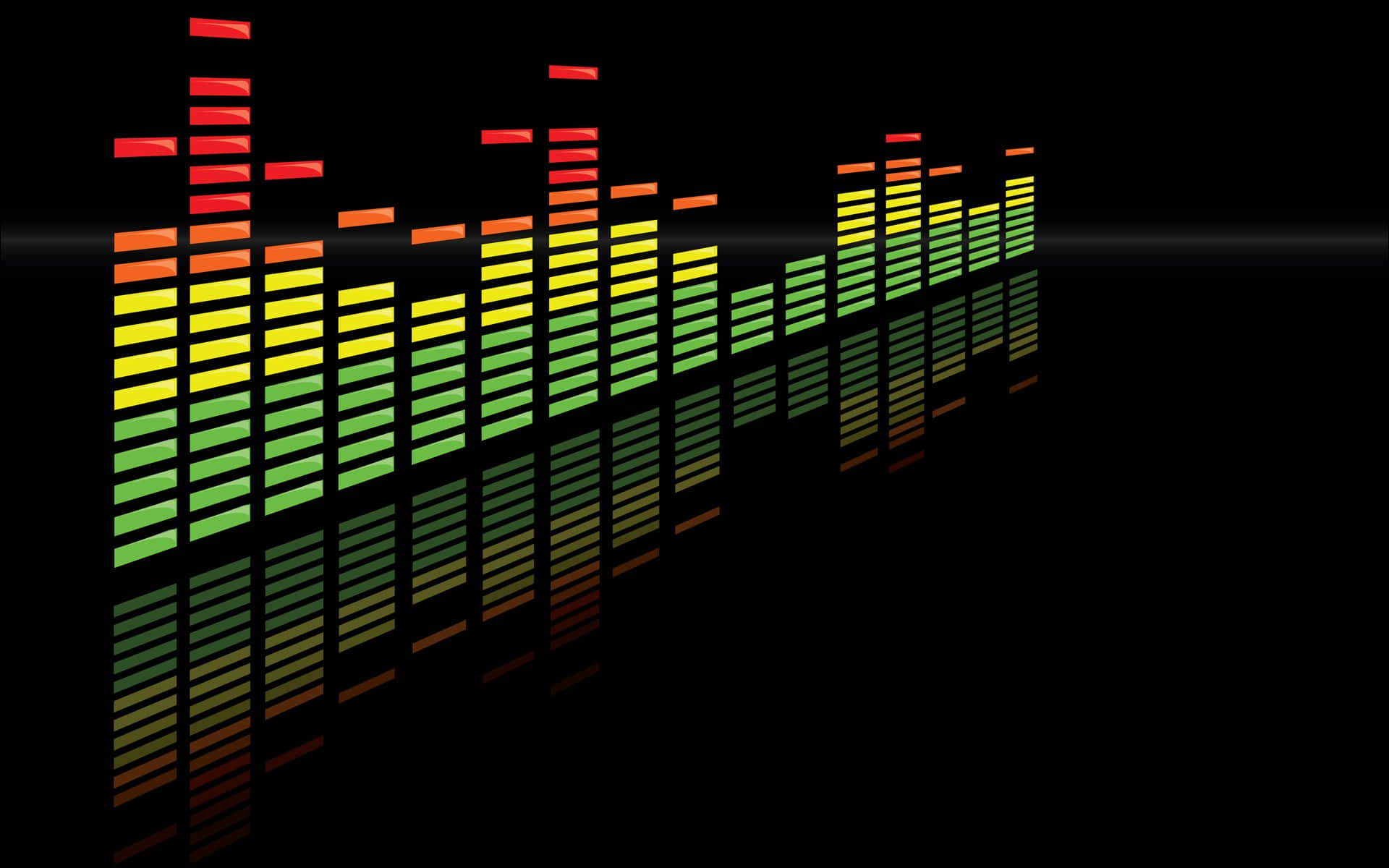 Colorful Digital Audio Spectrum Visualizer