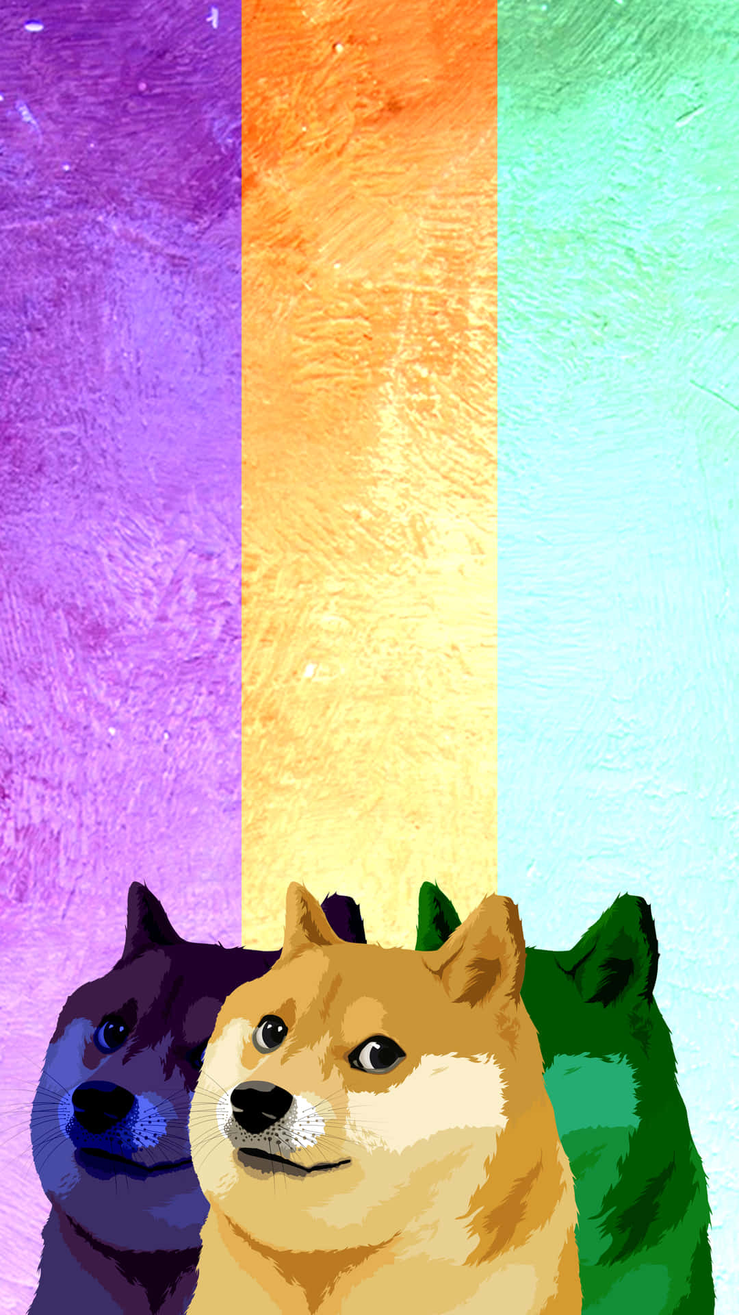 Colorful Doge Art