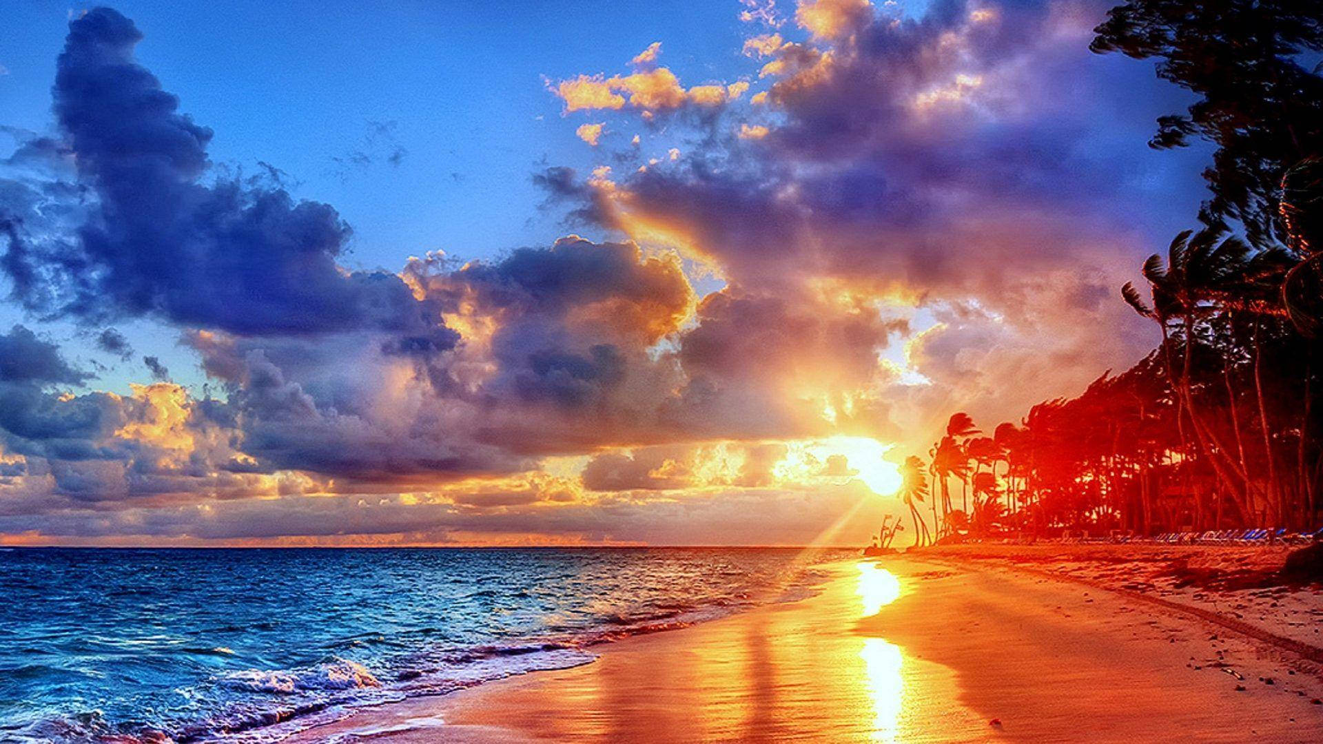 Colorful Dominican Republic Sunset