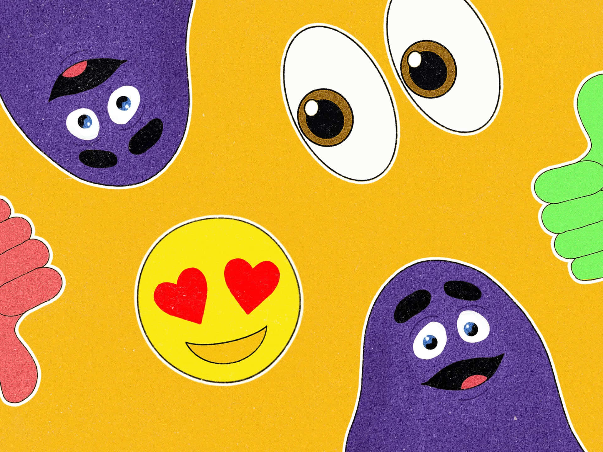 Colorful_ Emoji_and_ Grimaces_ Collage Background