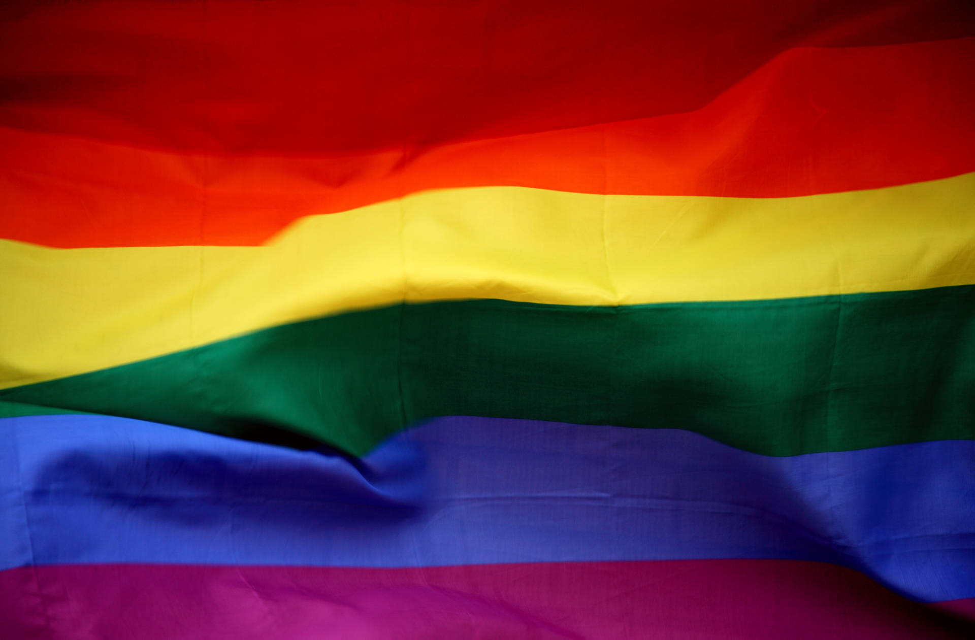 Colorful Gay Rainbow Flag Background