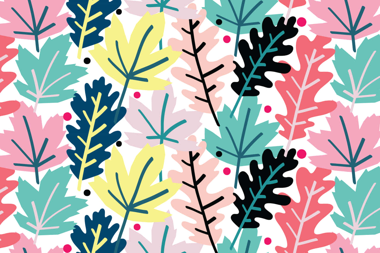 Colorful Geometric Lines Pattern Background