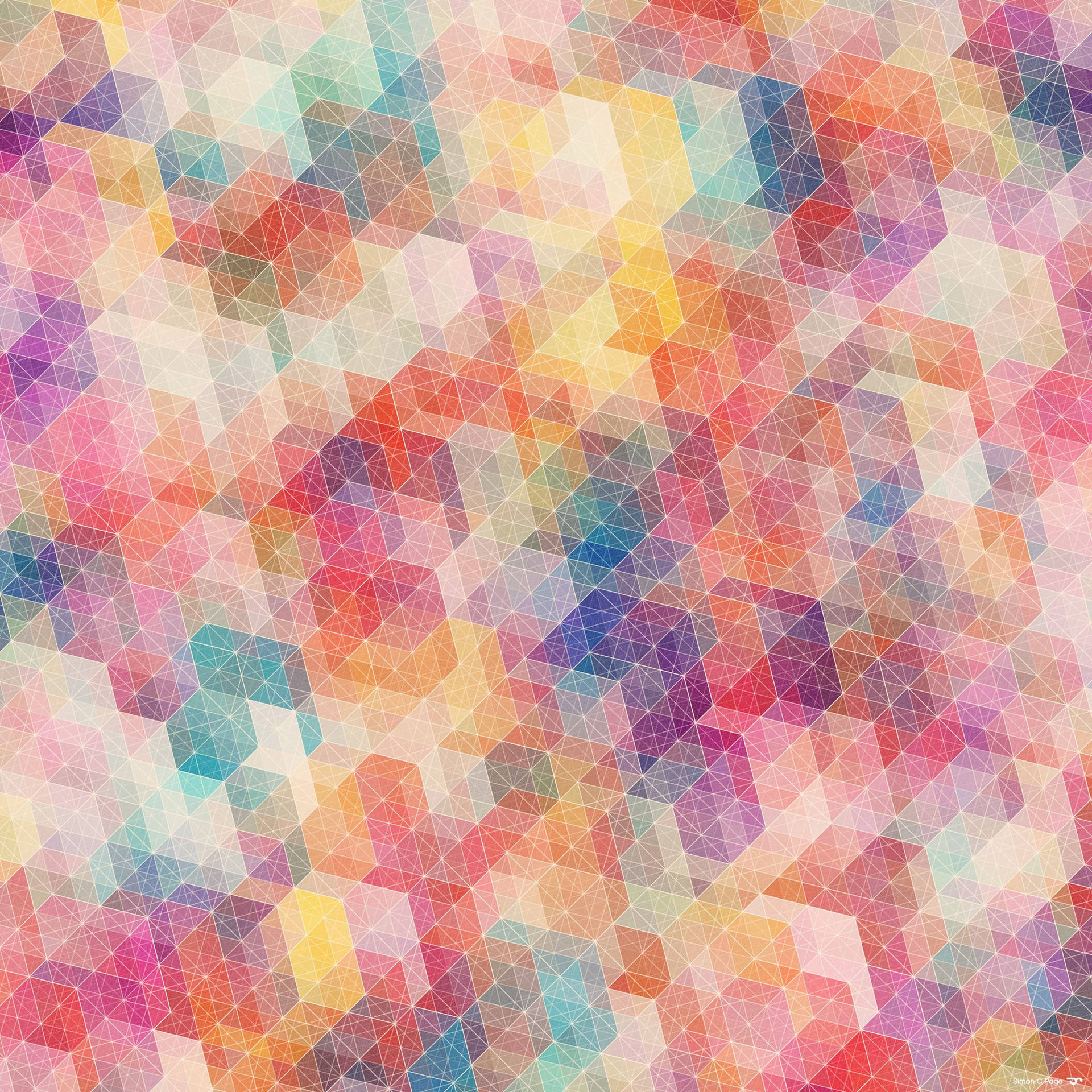 Colorful Geometric Retina Display Ipad Background