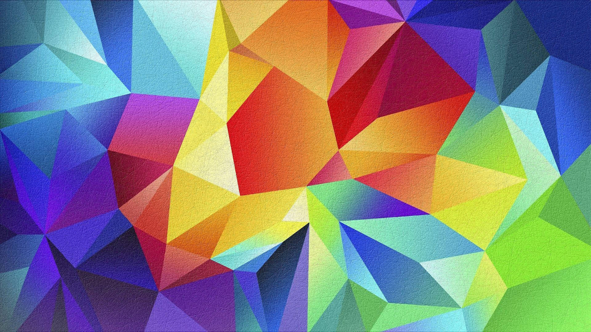 Colorful Geometric Shapes Background