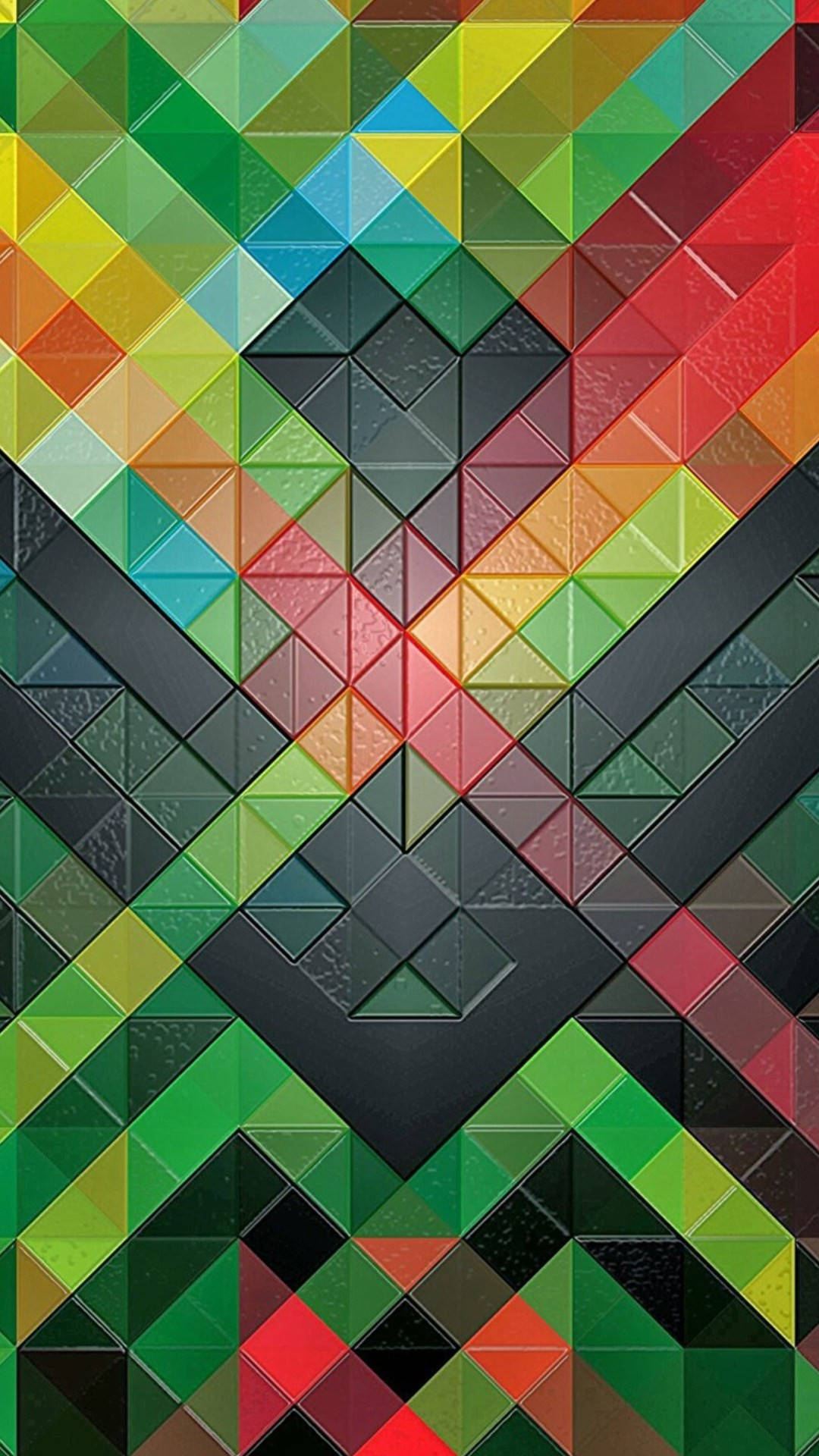 Colorful Geometric Textures Cool Android Background
