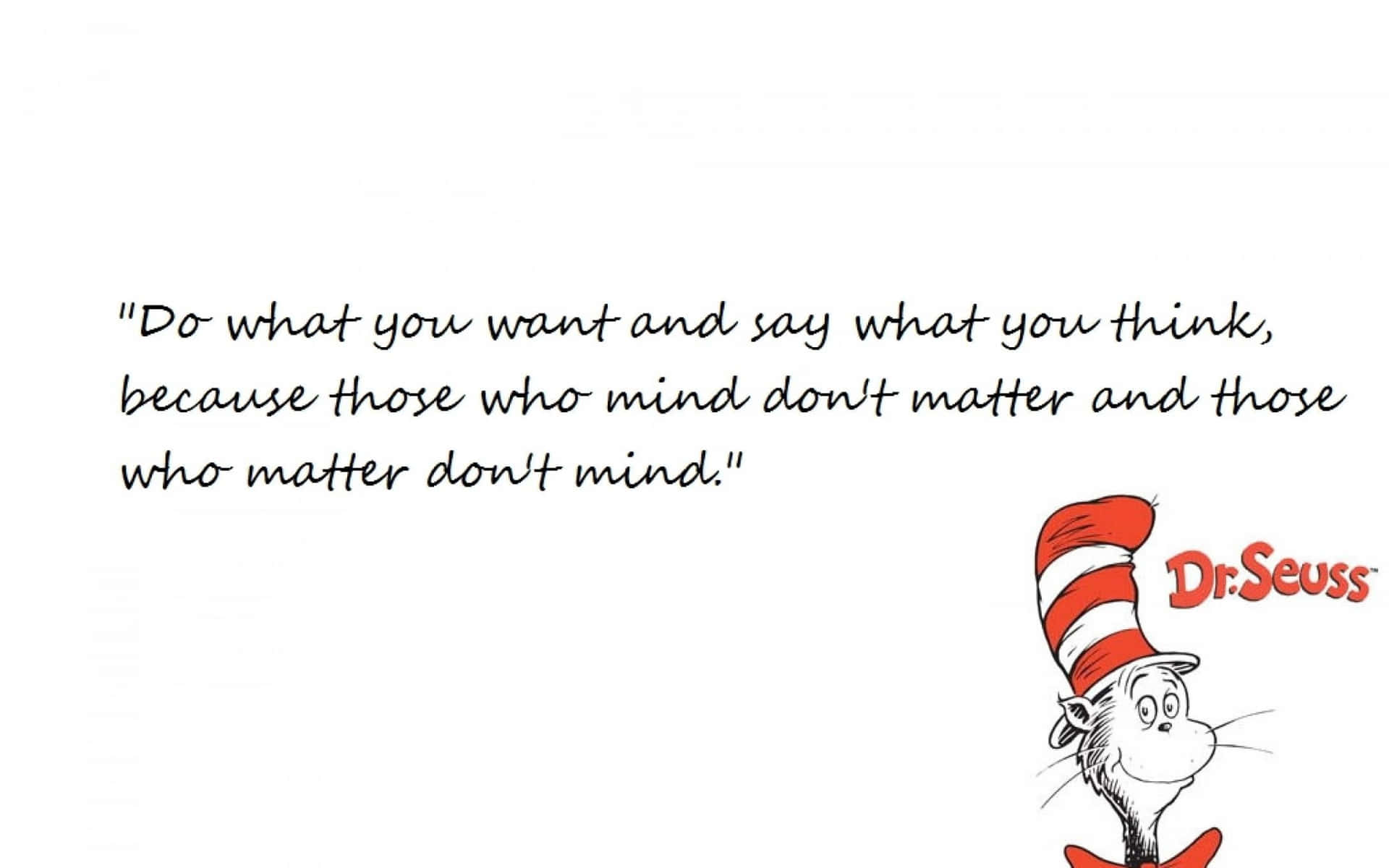 Colorful Imagination Bursting Out With Dr. Seuss Characters Background