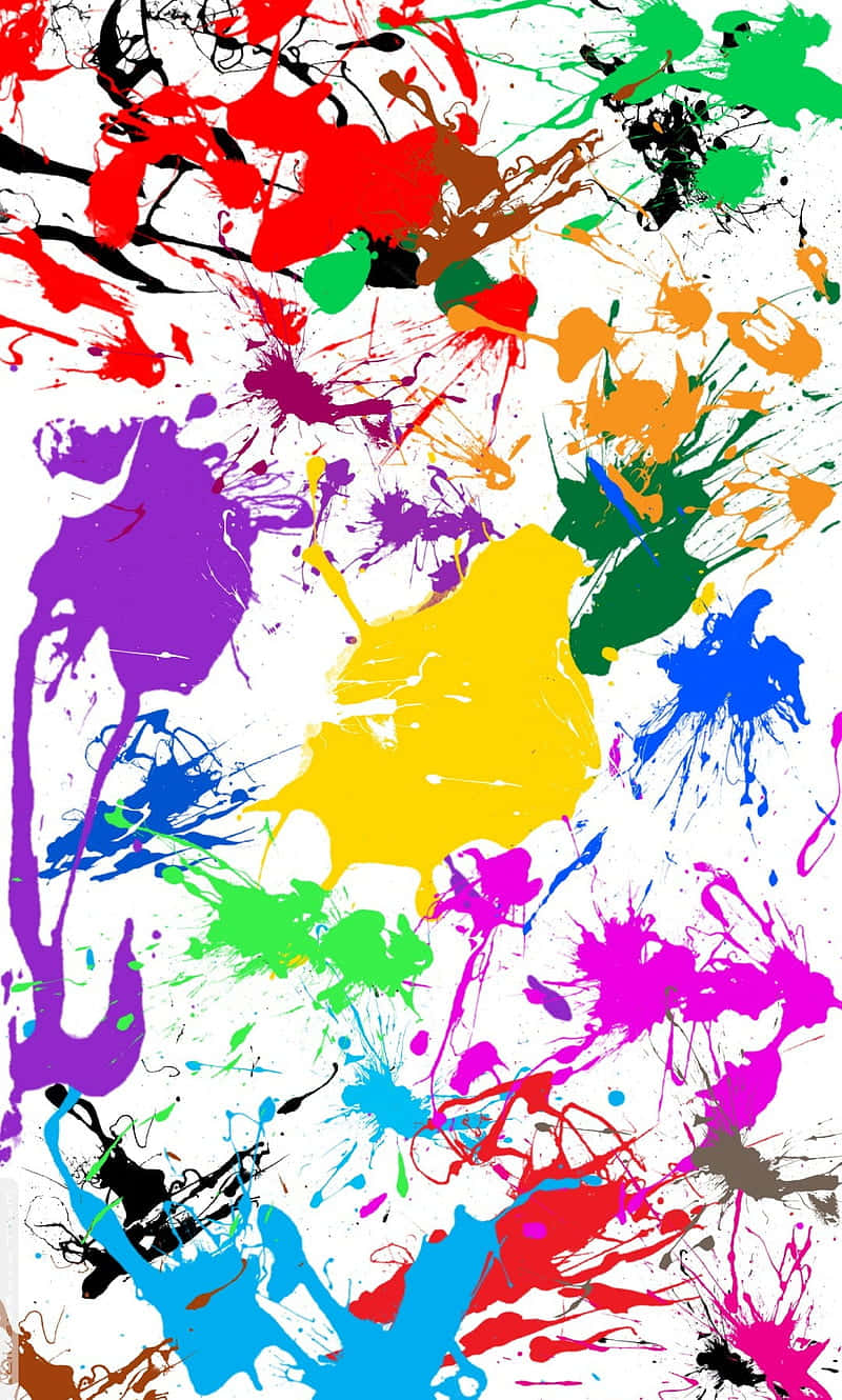 Colorful Ink Paint Splash