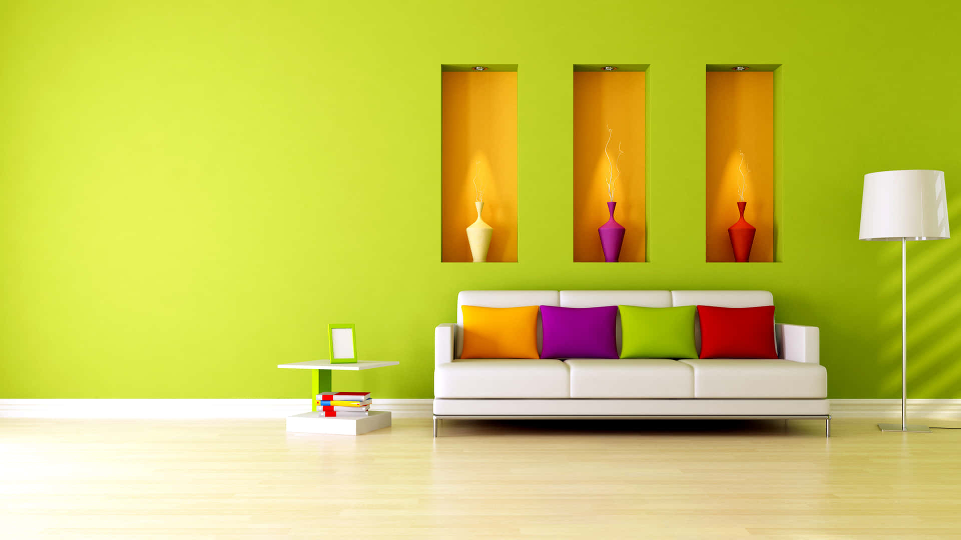 Colorful Interior Design Background