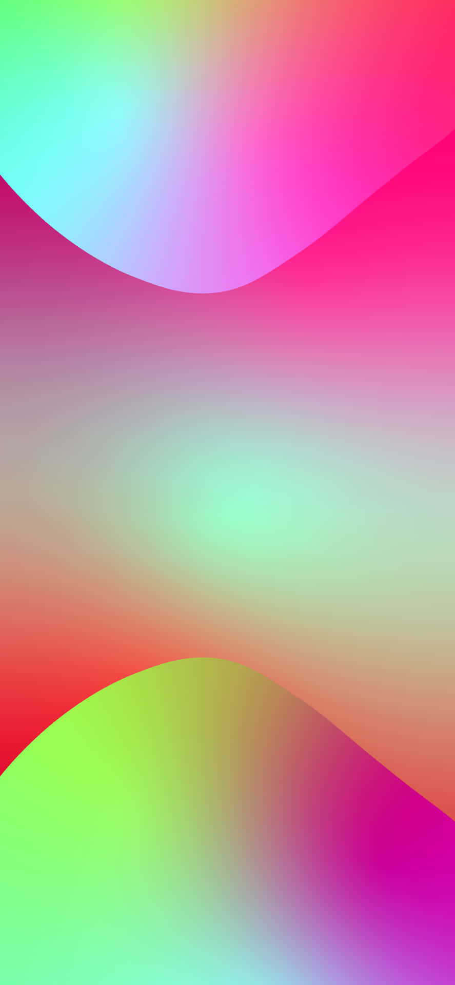 Colorful Iphone In Hand Background