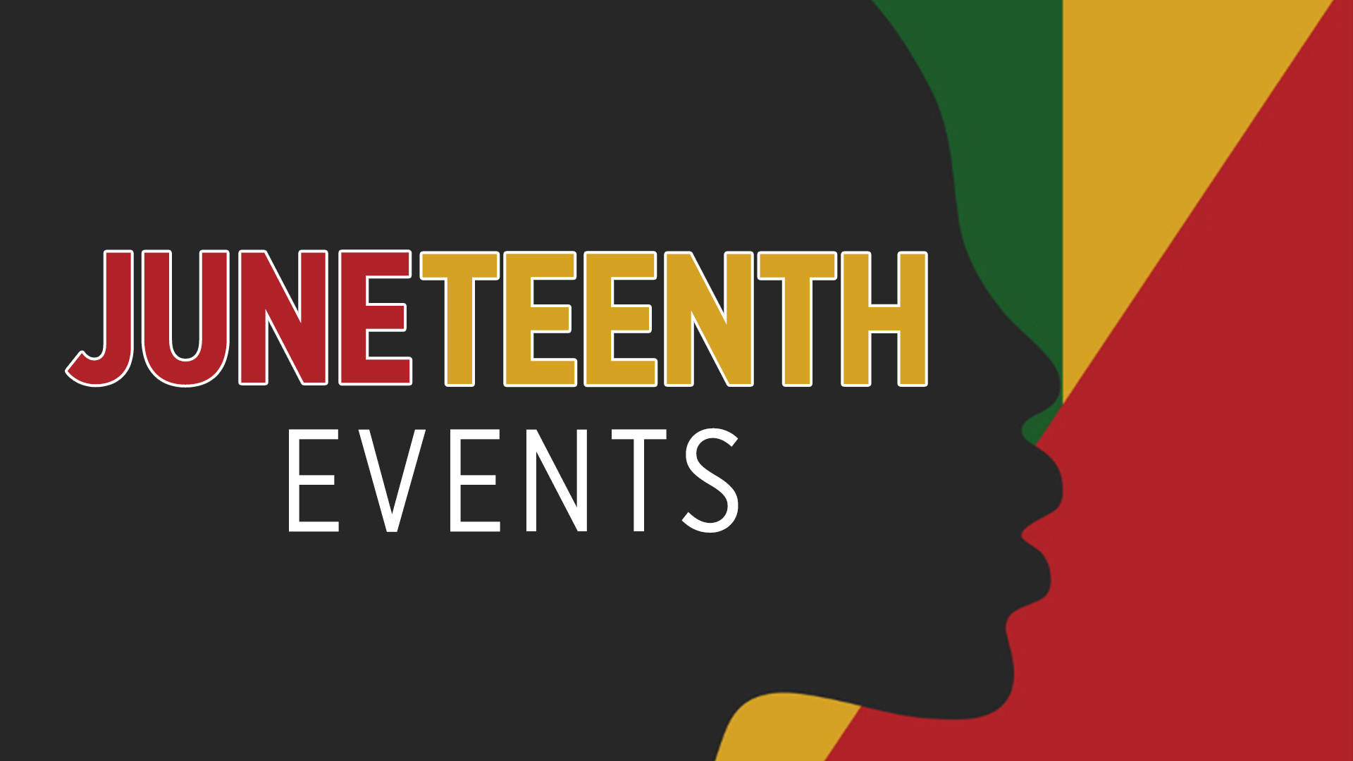 Colorful Juneteenth Events Background