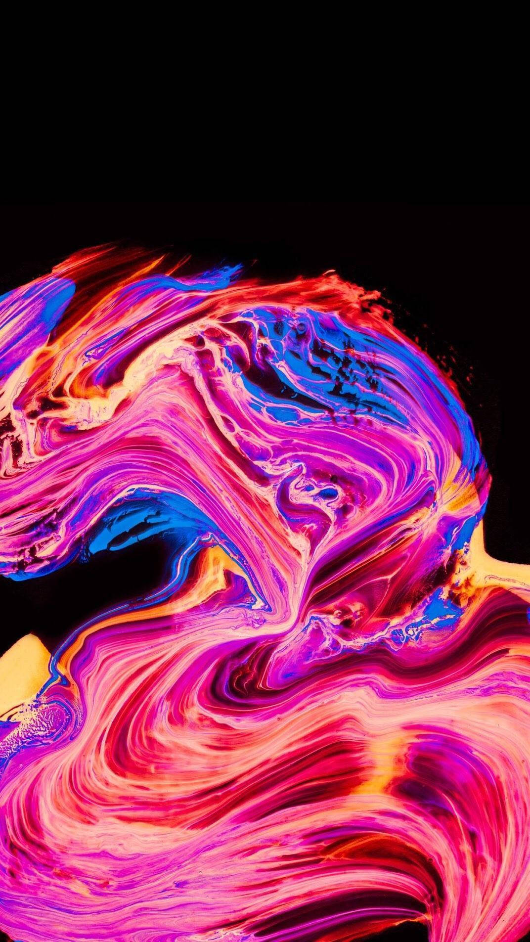 Colorful Lava Iphone X Amoled Background