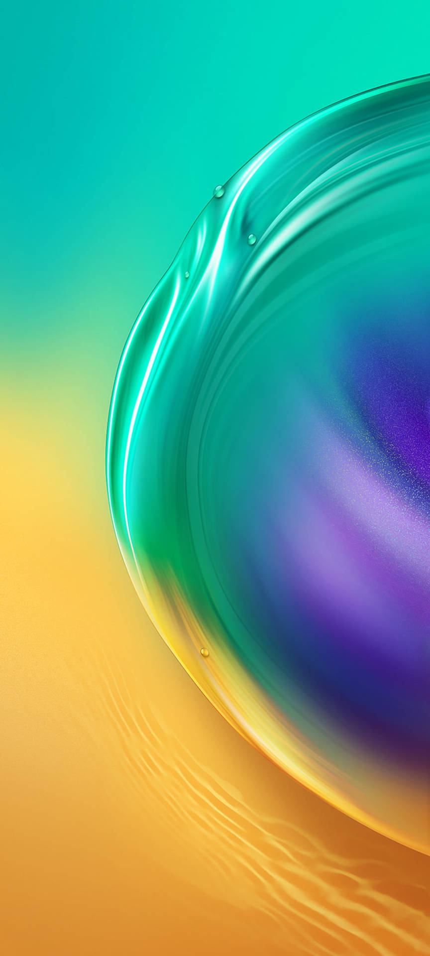 Colorful Liquid Blob On Samsung Full Hd
