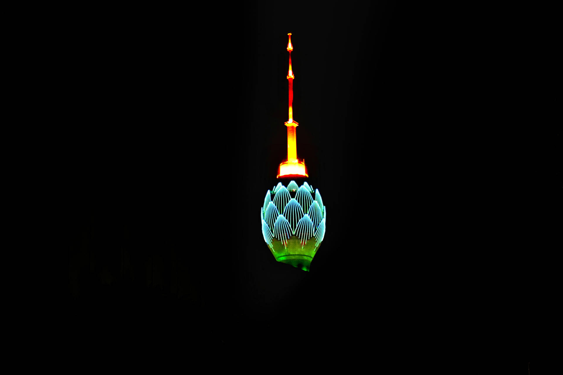 Colorful Lotus Tower High Quality Desktop