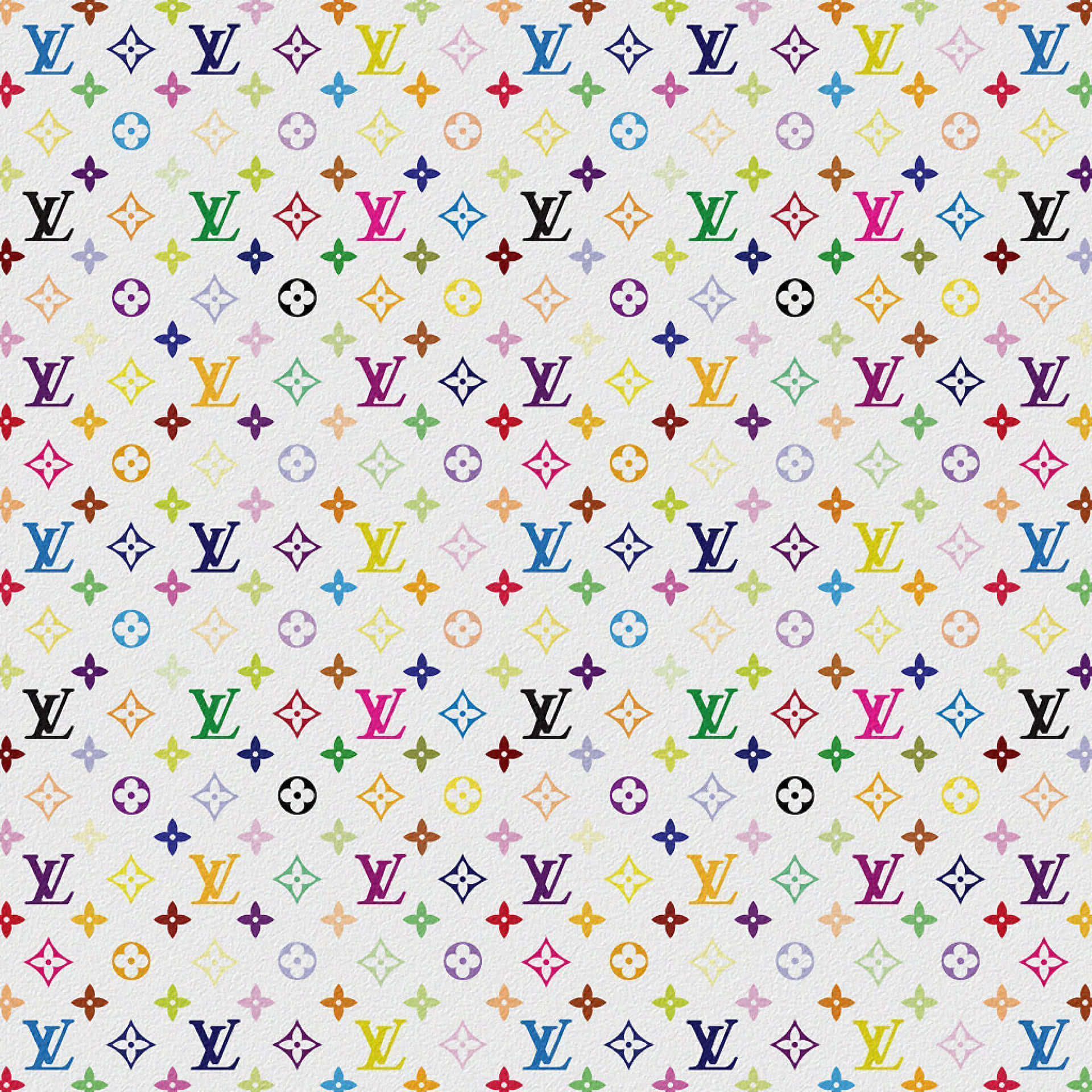 Colorful Louis Vuitton Monogram Desktop Background