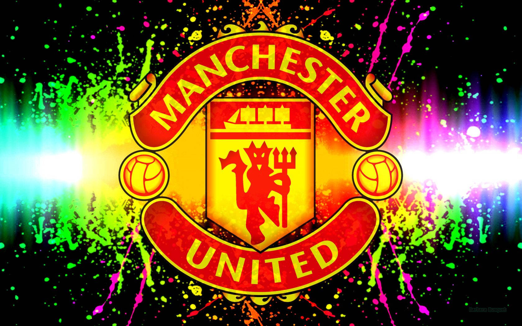 Colorful Manchester United Art