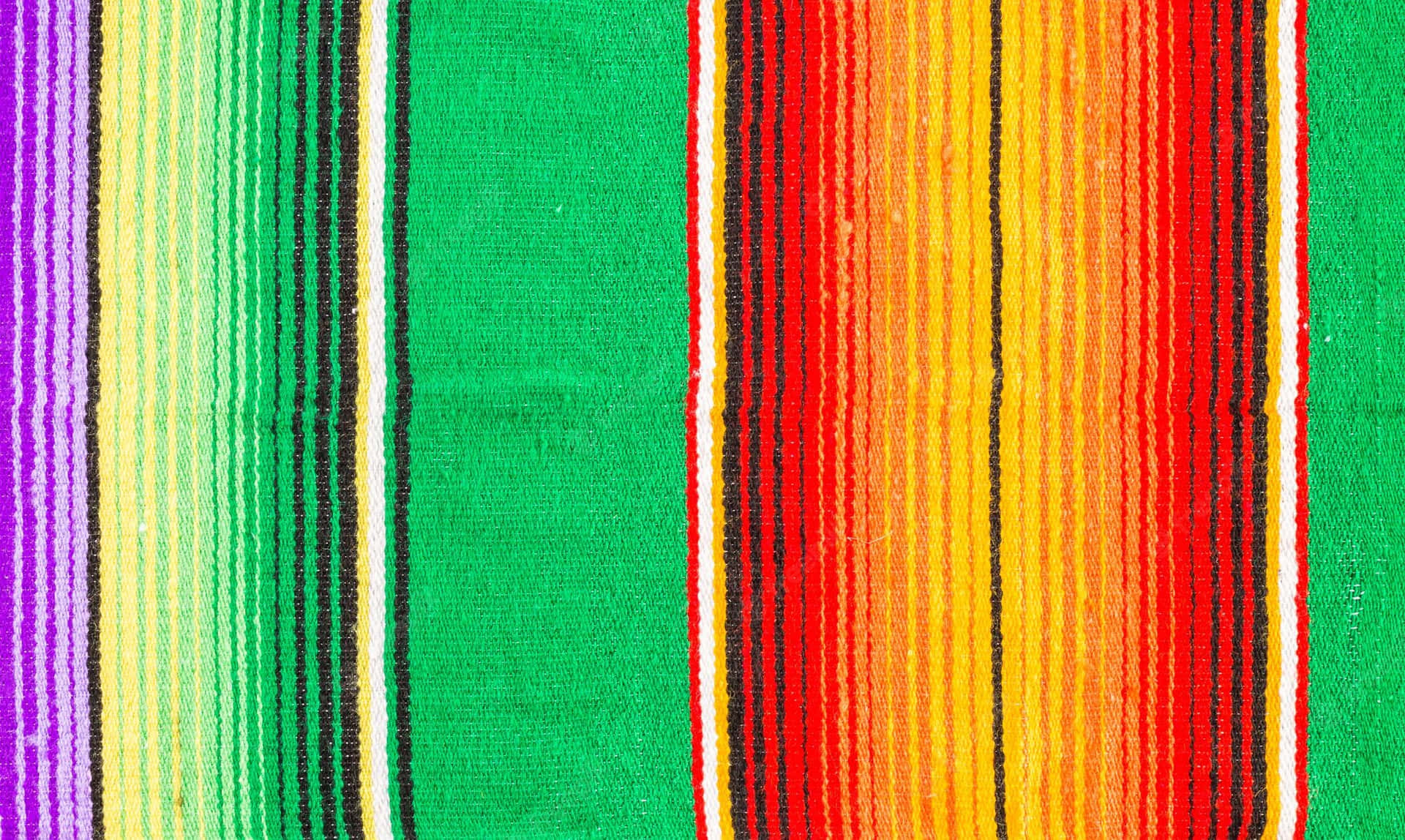 Colorful Mexican Serape Blanket Background