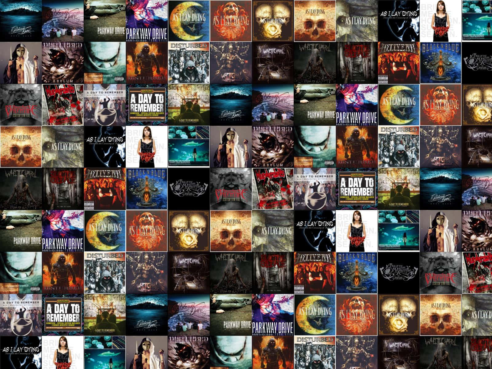 Colorful Music Album Cover Background