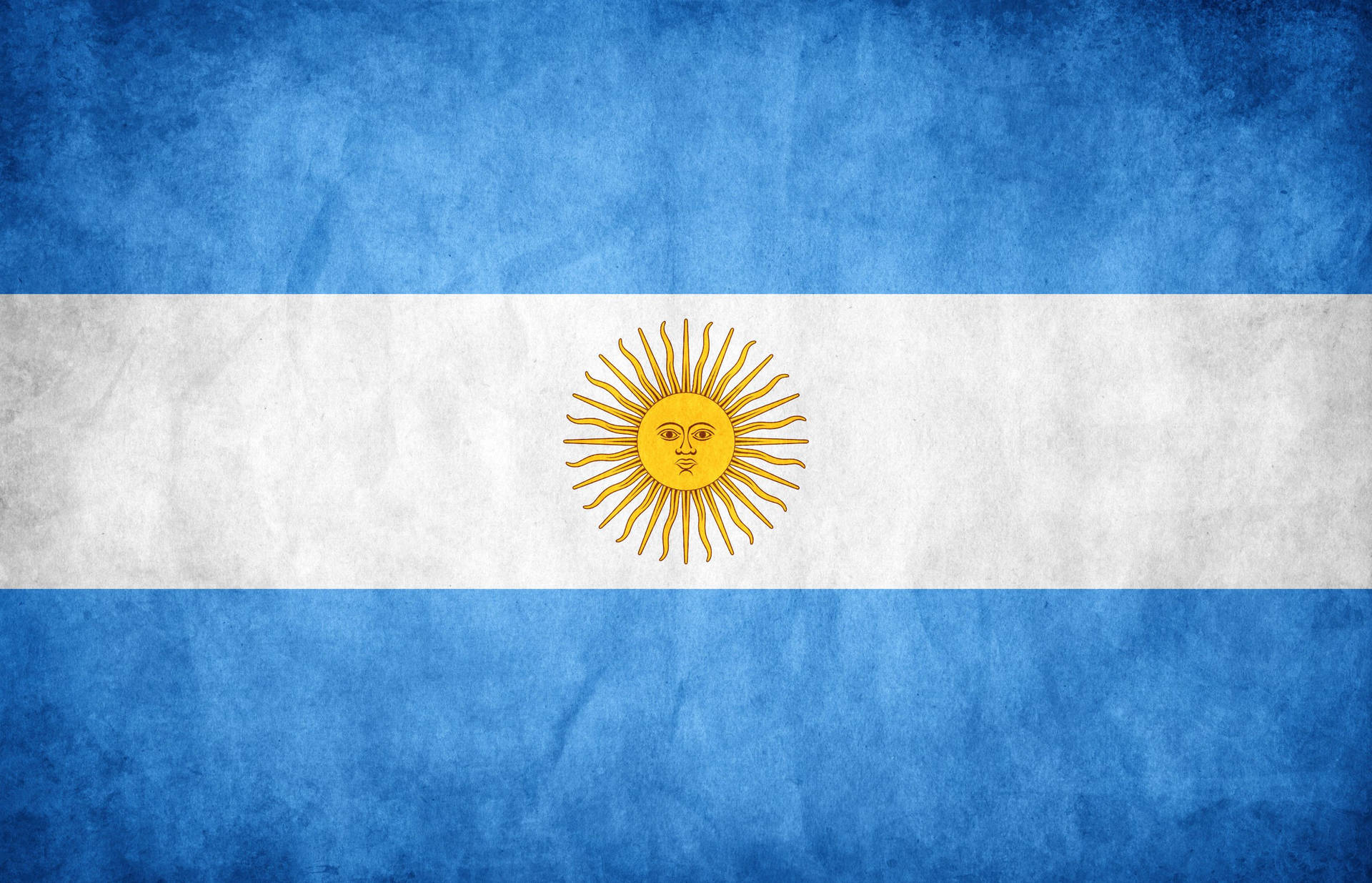 Colorful National Flag Of Argentina Background