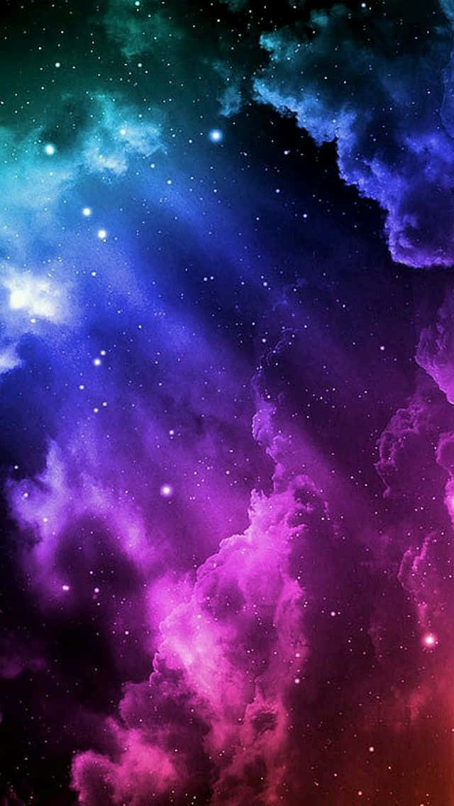 Colorful Nebula Space Stars Background