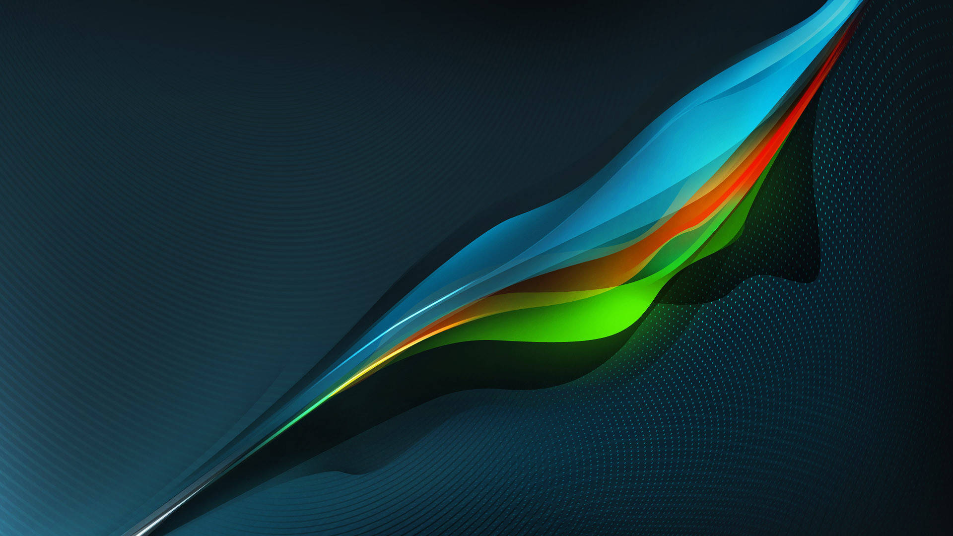 Colorful Neon Wave For Kodi Background