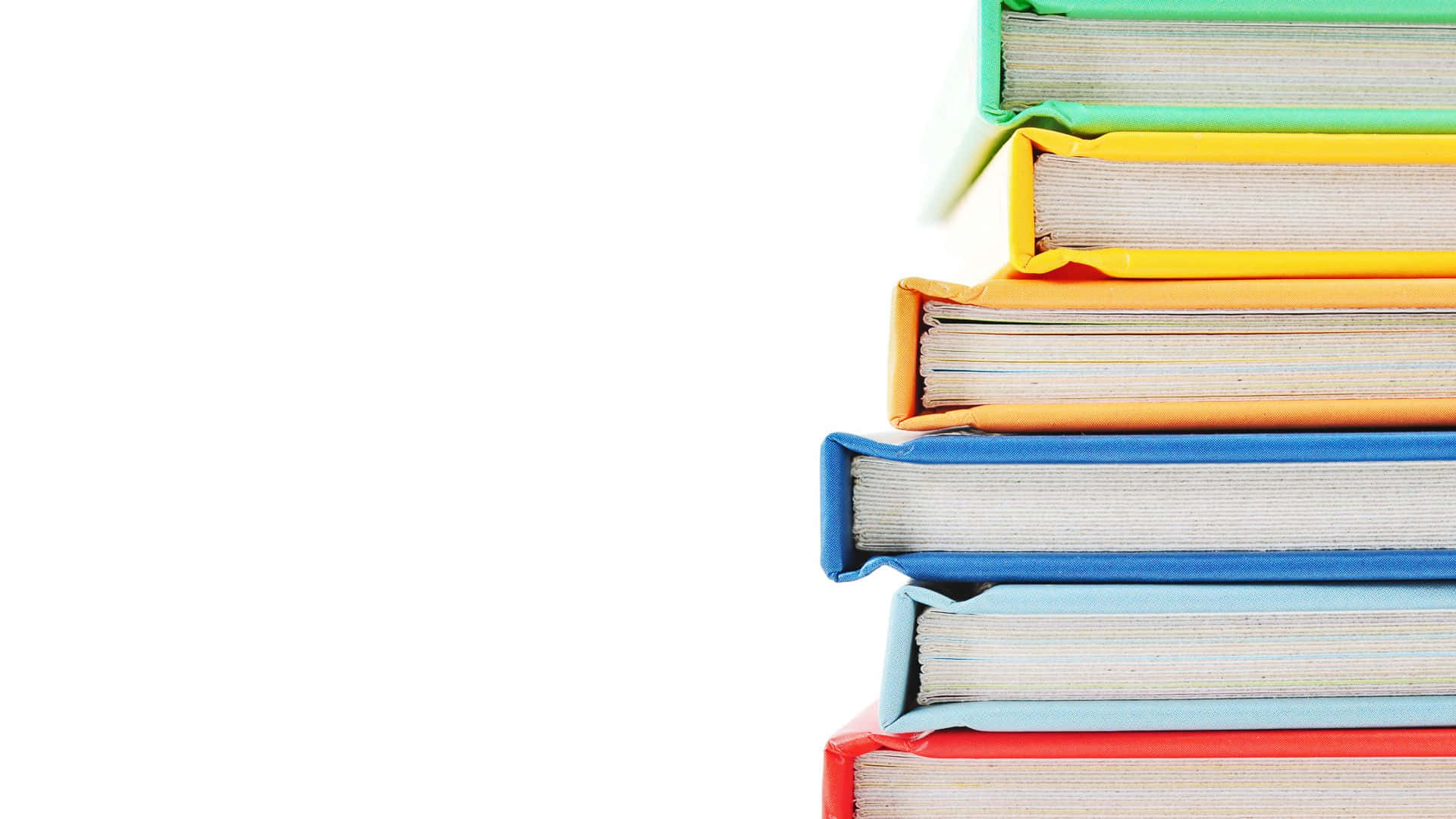 Colorful Notebooks Of An Educated Person Background