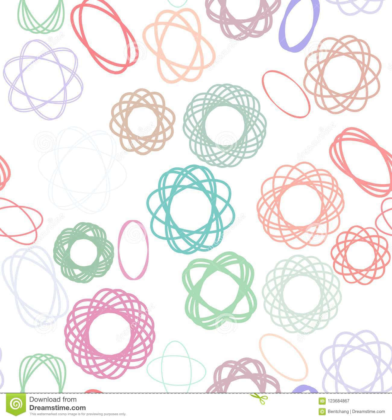 Colorful Oblong Shaped [wallpaper] Background