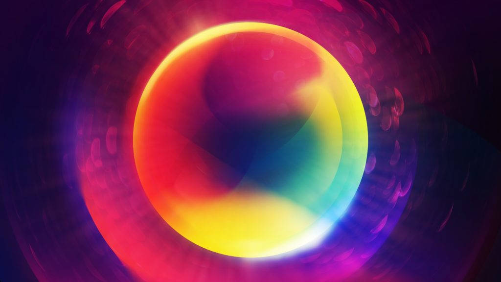 Colorful Orb 4k Desktop Background