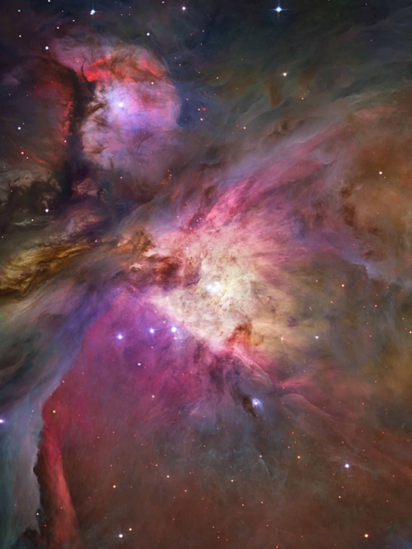 Colorful Orion Nebula Up-close Universal Background