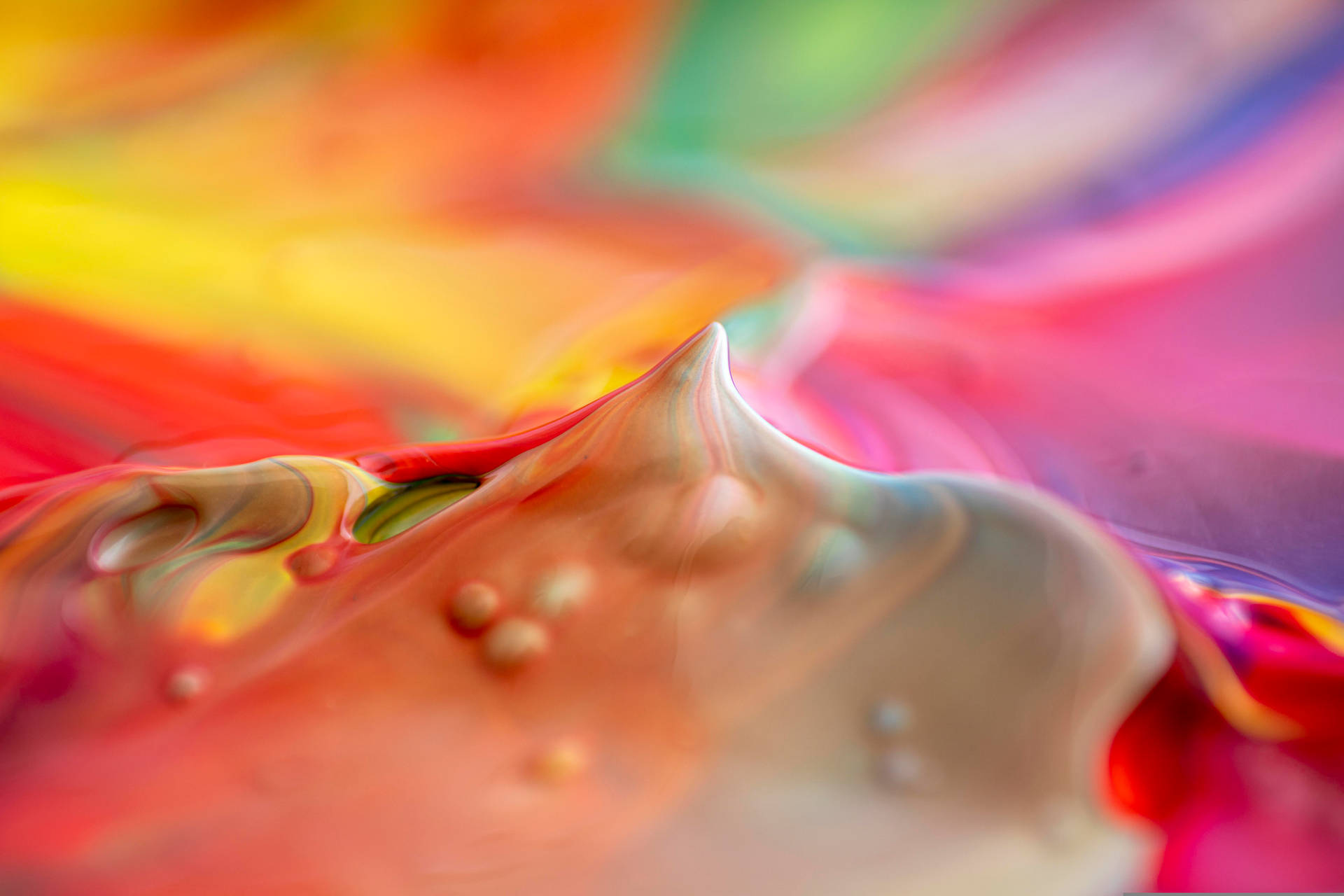 Colorful Paint Mixture Screensavers Background