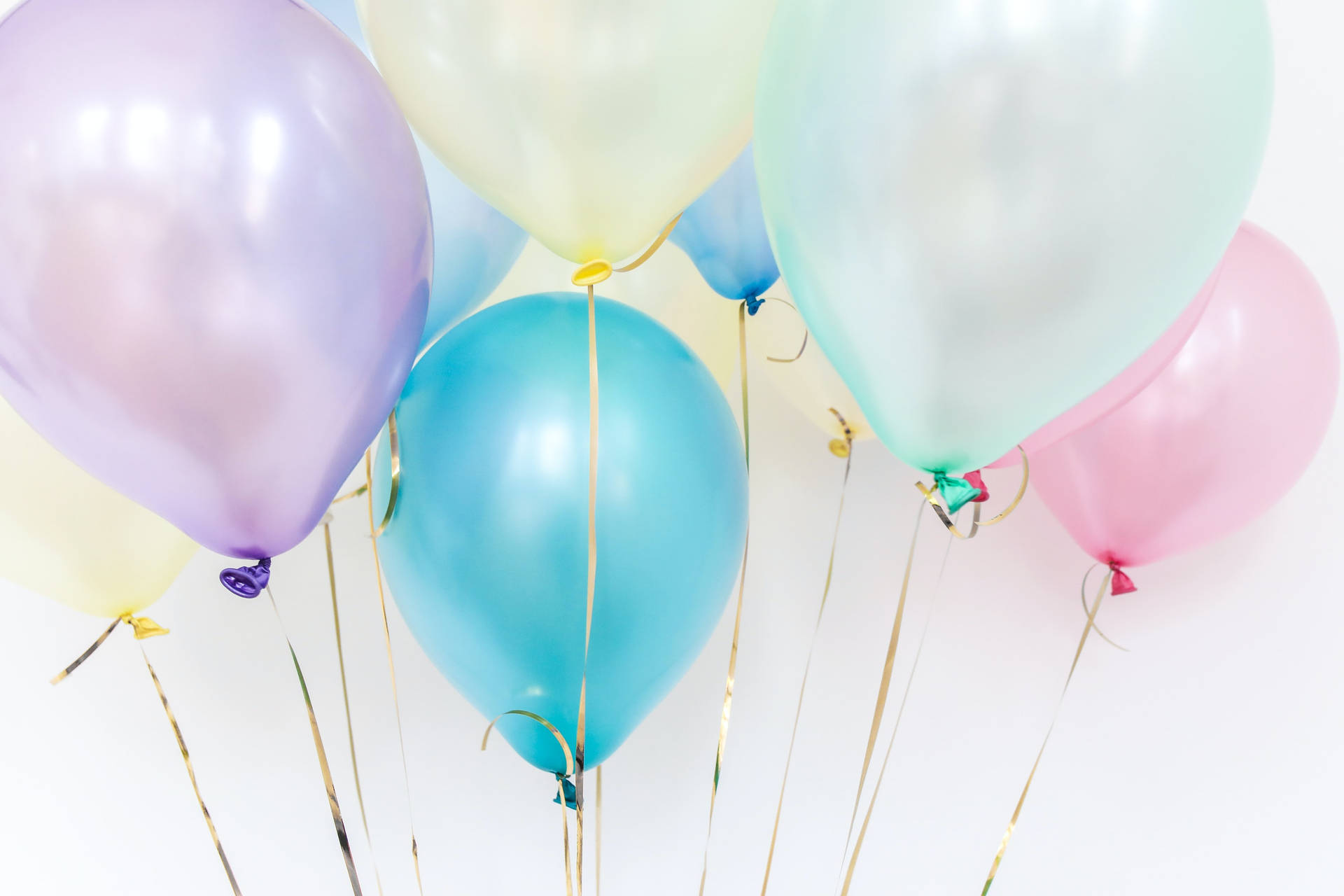 Colorful Pastel Balloons Background