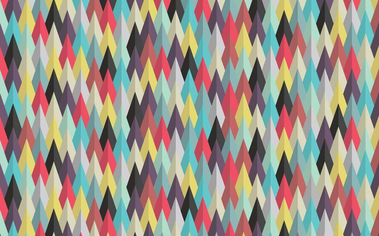 Colorful Patterned Illustration Background