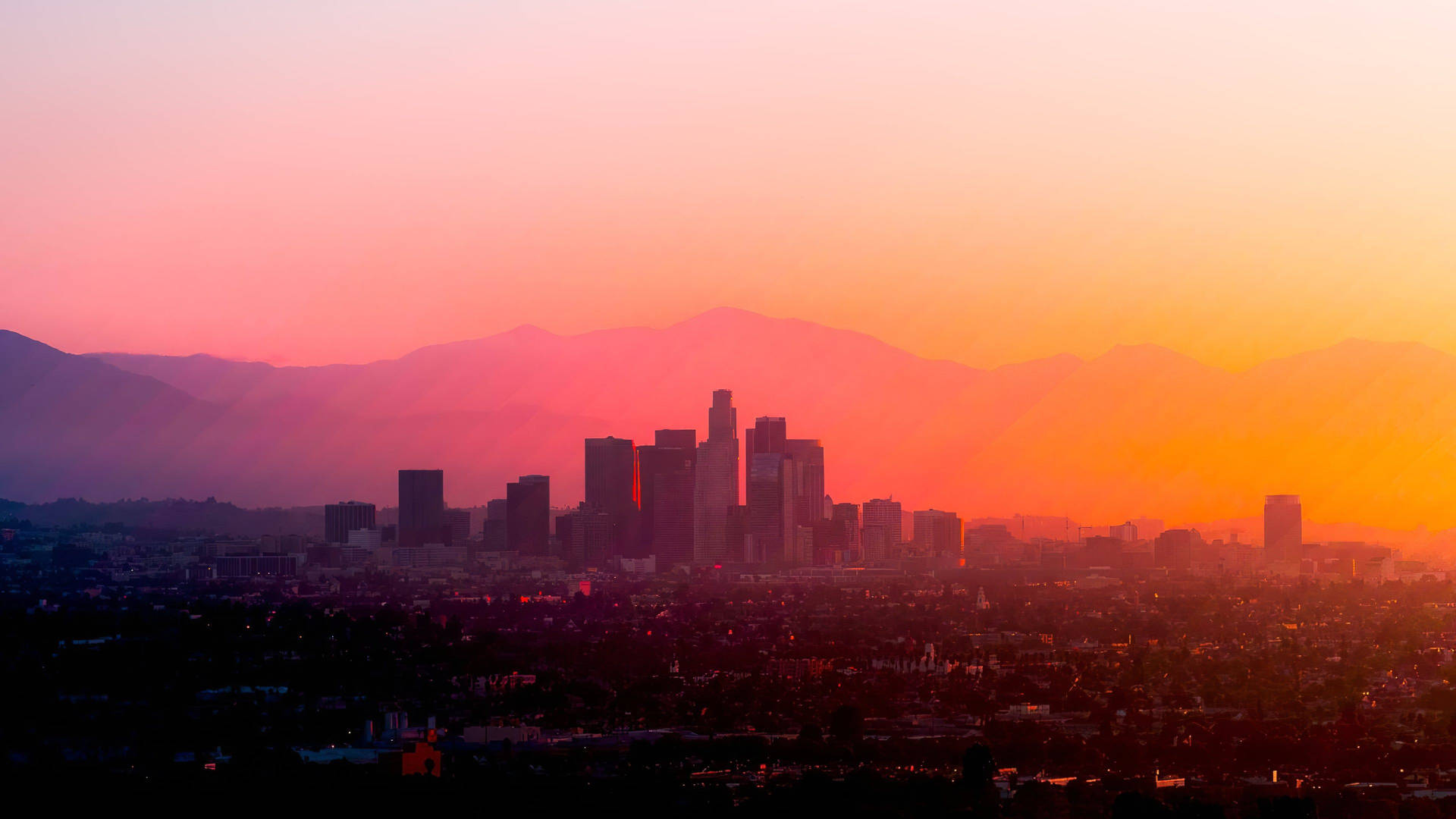 Colorful Photo Of Los Angeles 4k