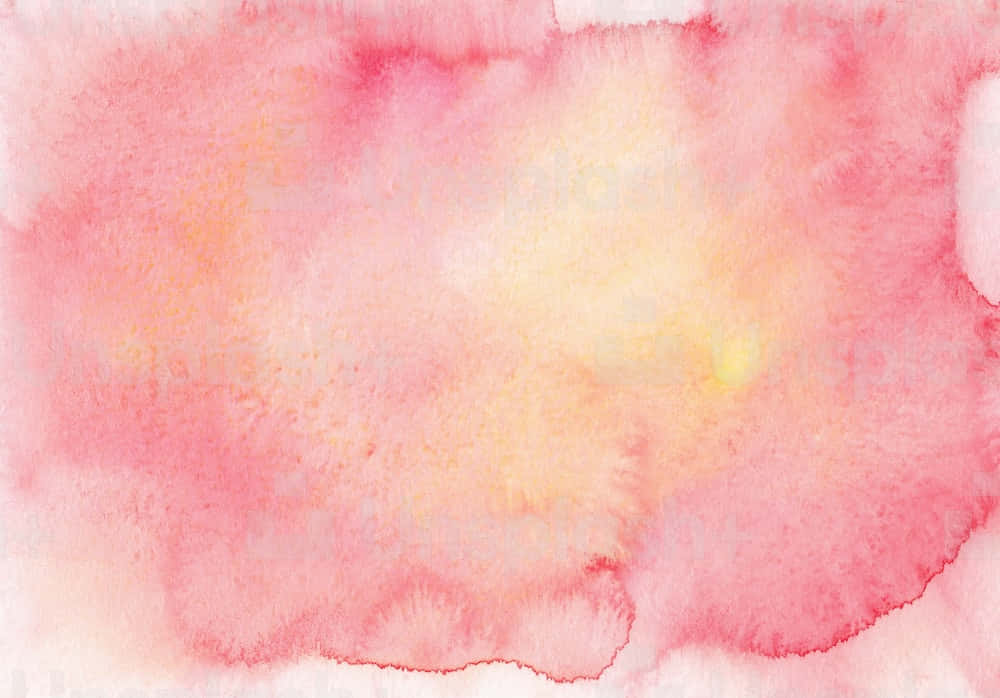 Colorful Pink Watercolor Painting Background