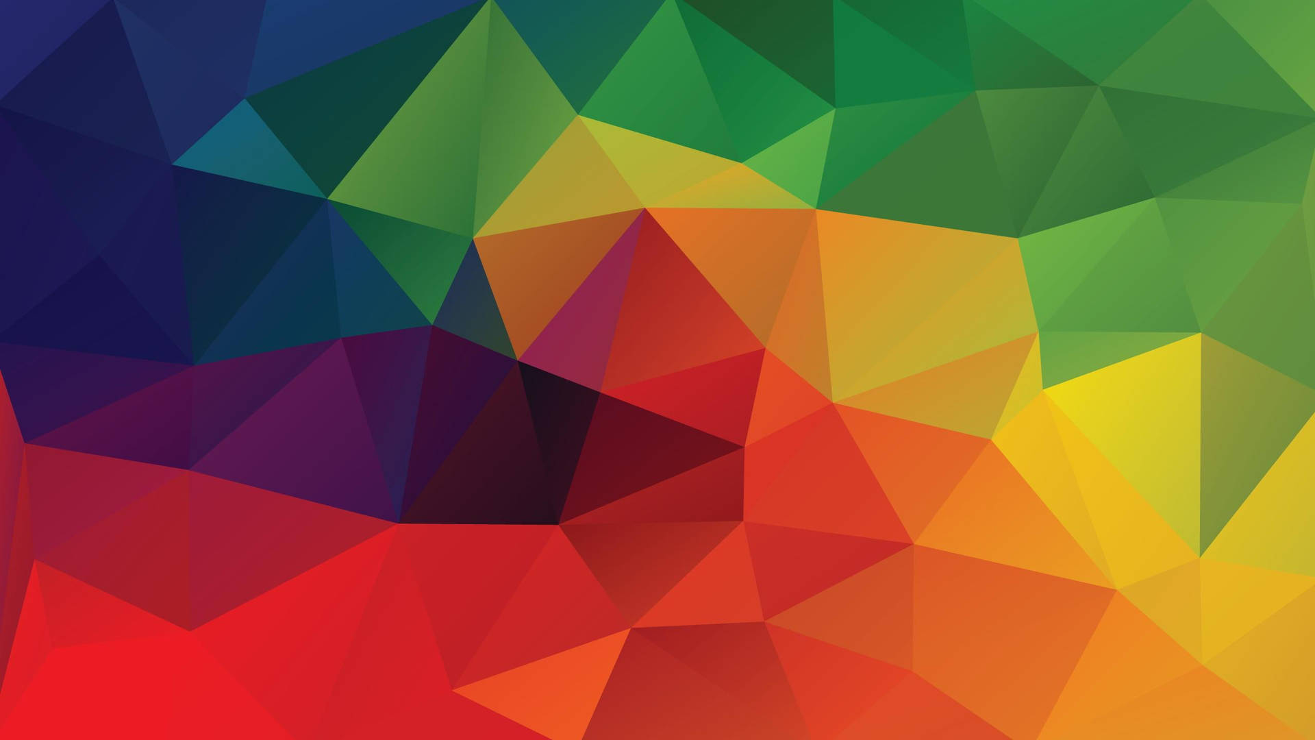 Colorful Platonic Solid Abstract Art Background