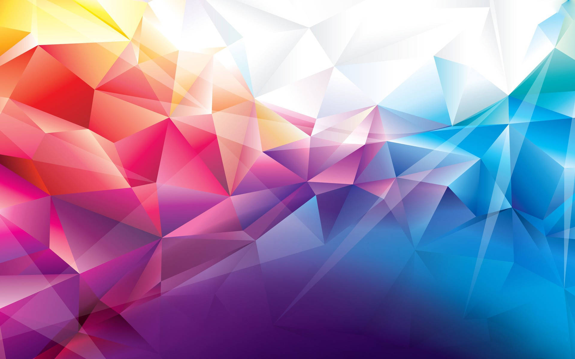 Colorful Polygon Design Background