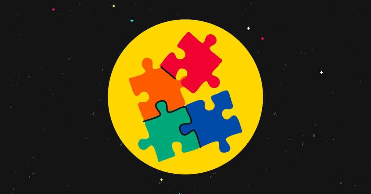 Colorful Puzzle Pieces Graphic