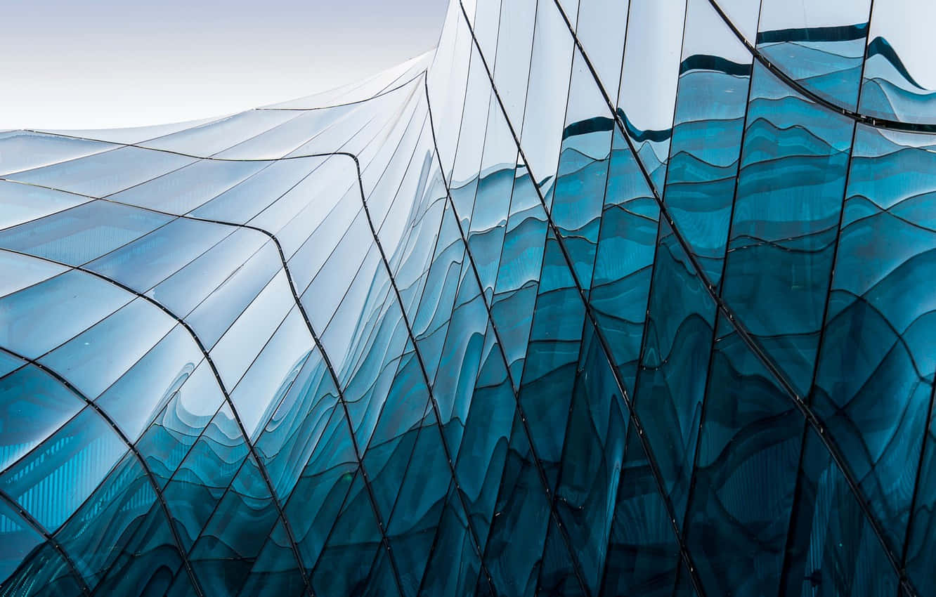 Colorful Reflections On Glass Background