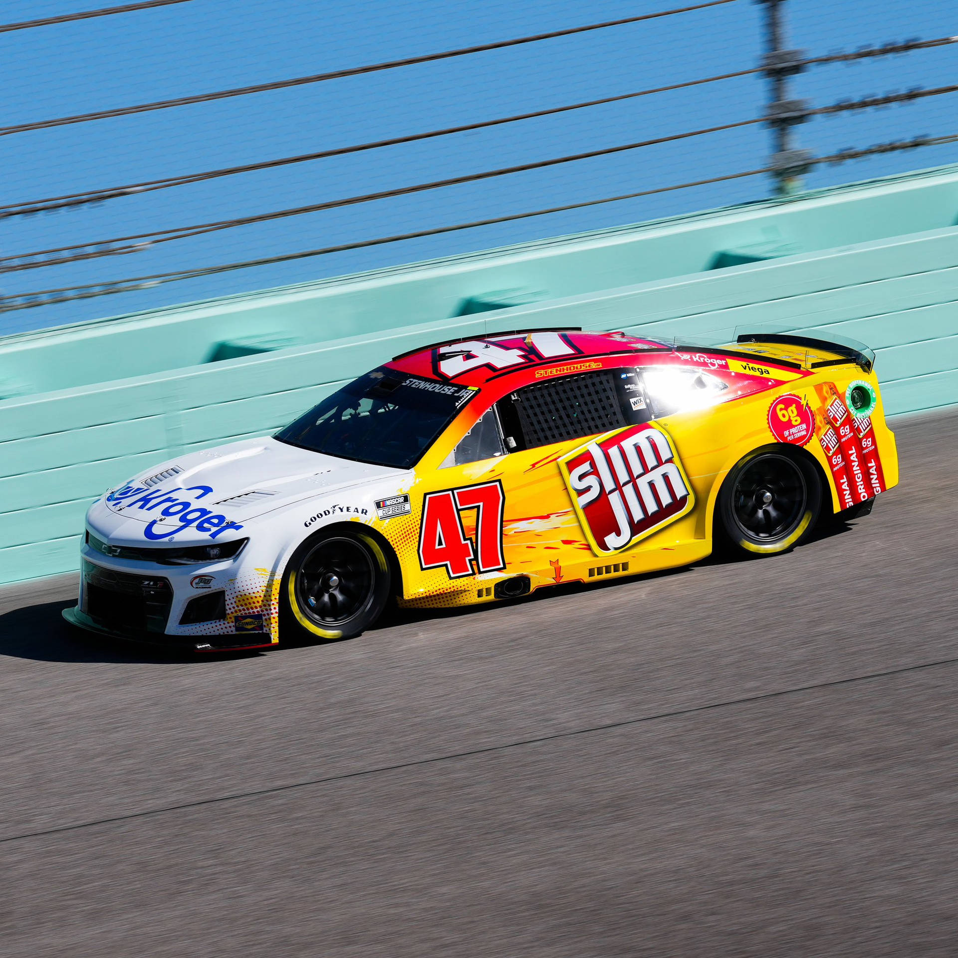 Colorful Ricky Stenhouse Jr. Race Car