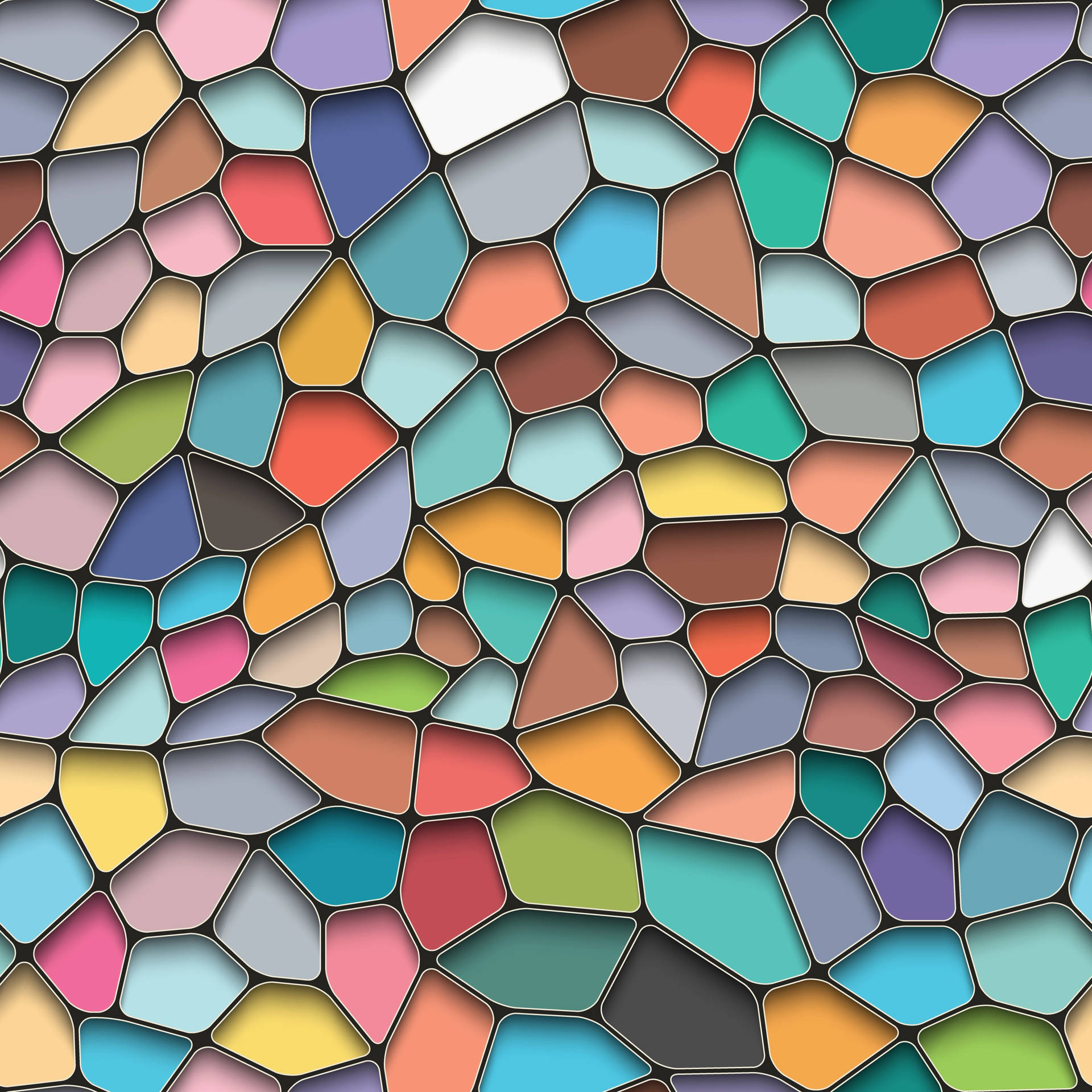 Colorful Seamless Mosaic Background