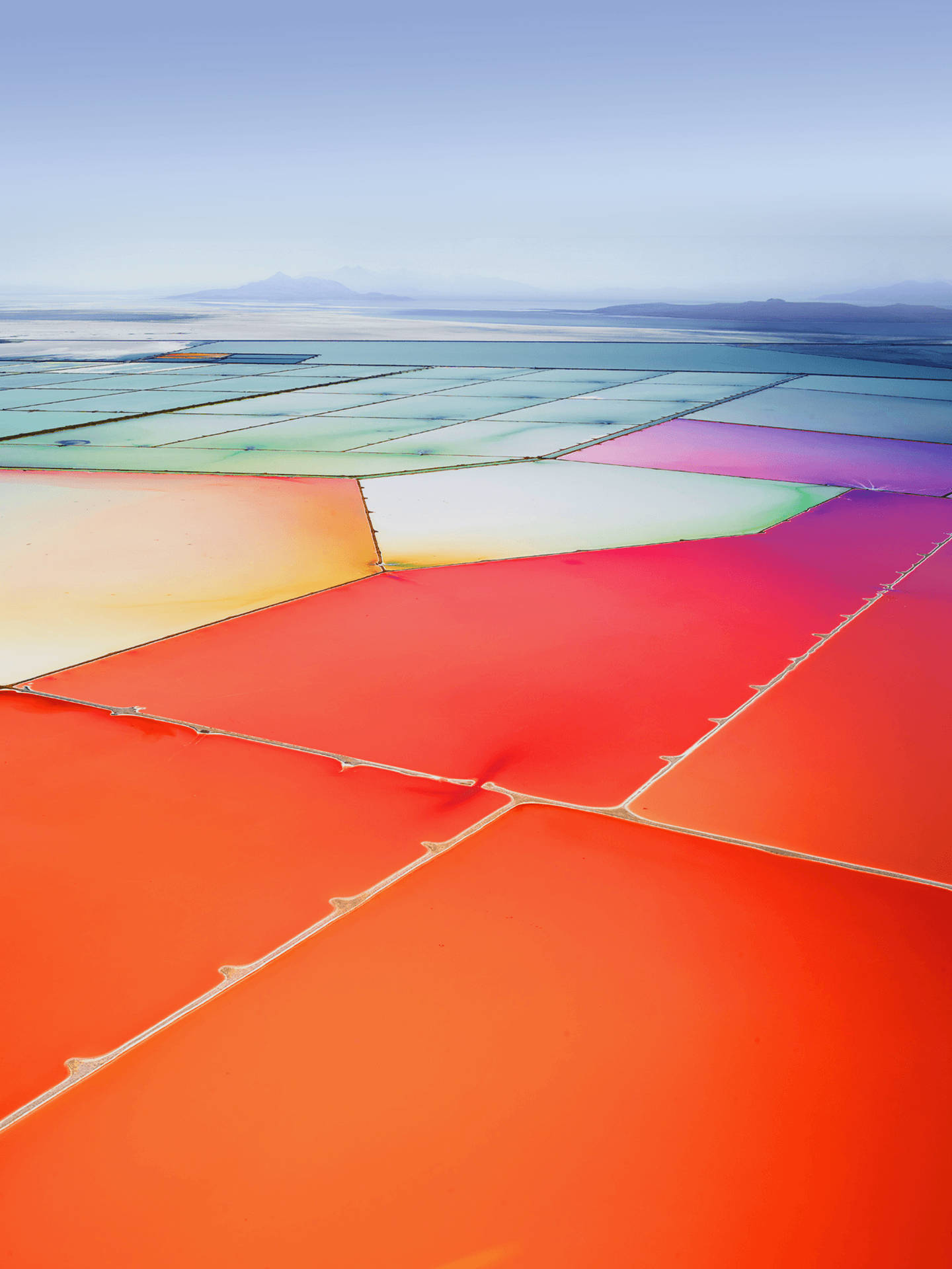 Colorful Slat Ponds Iphone Se Background