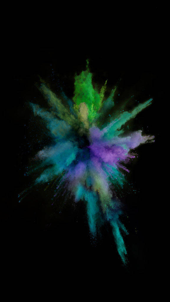 Colorful Smoke Art Iphone Background