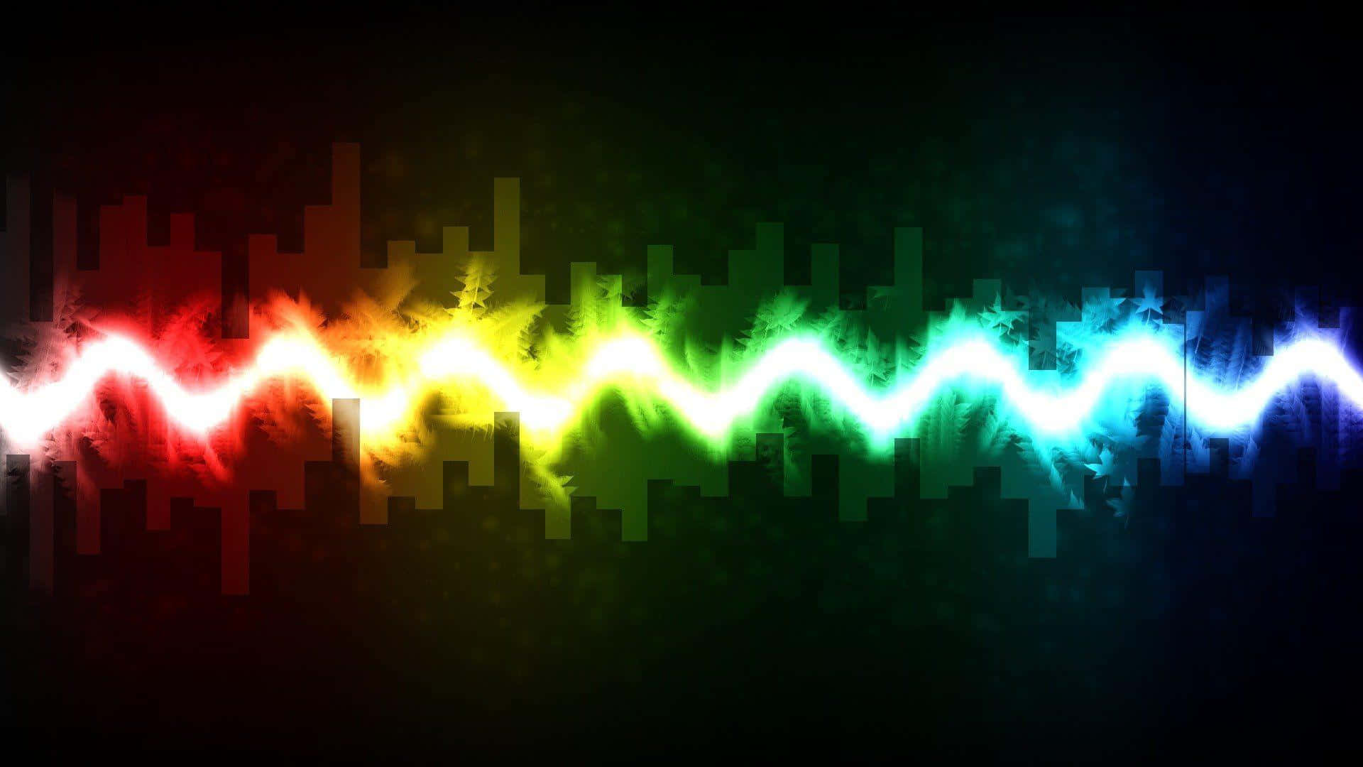 Colorful_ Soundwave_ Abstract_ Background Background