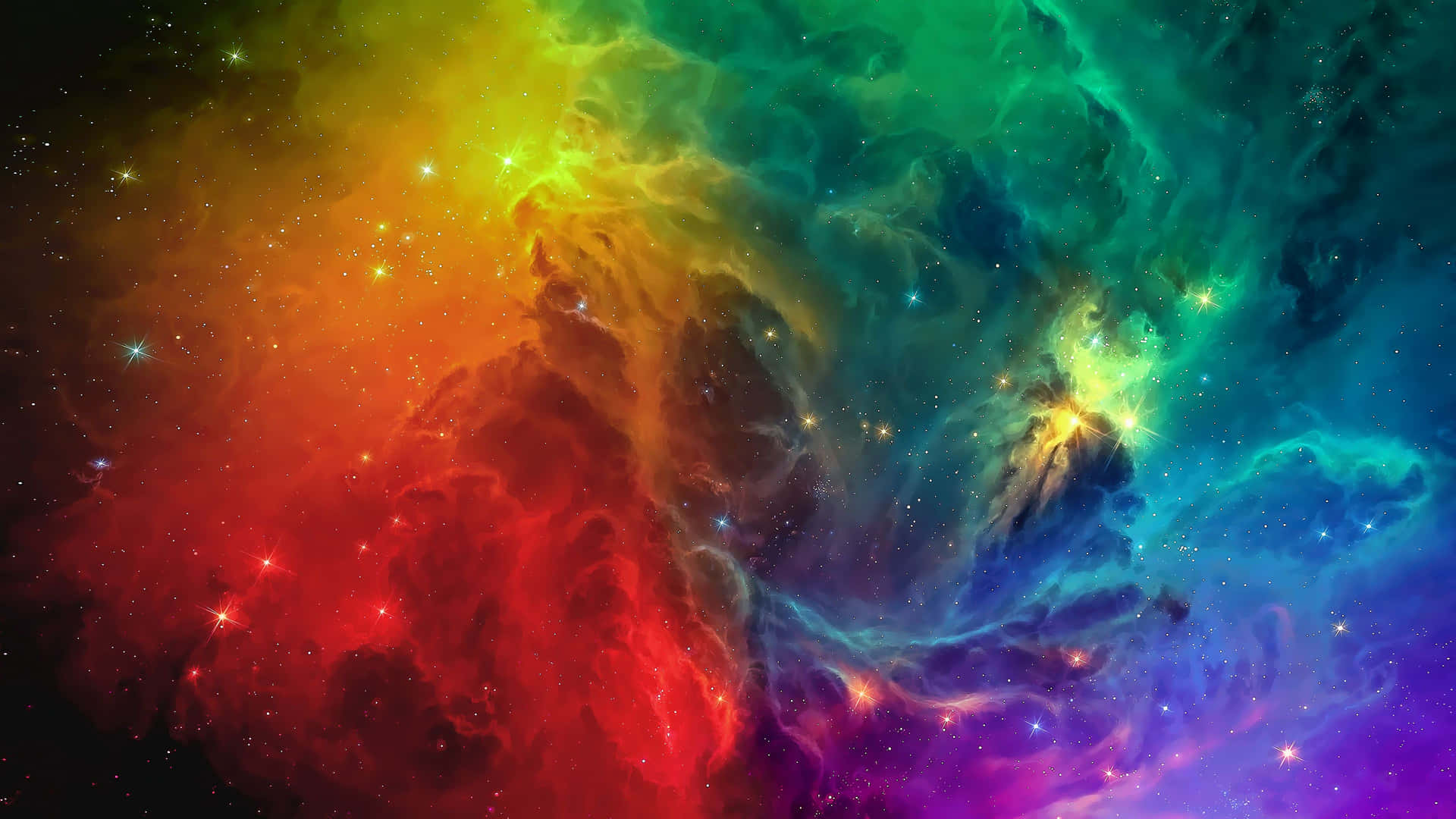Colorful Space Galaxy Background