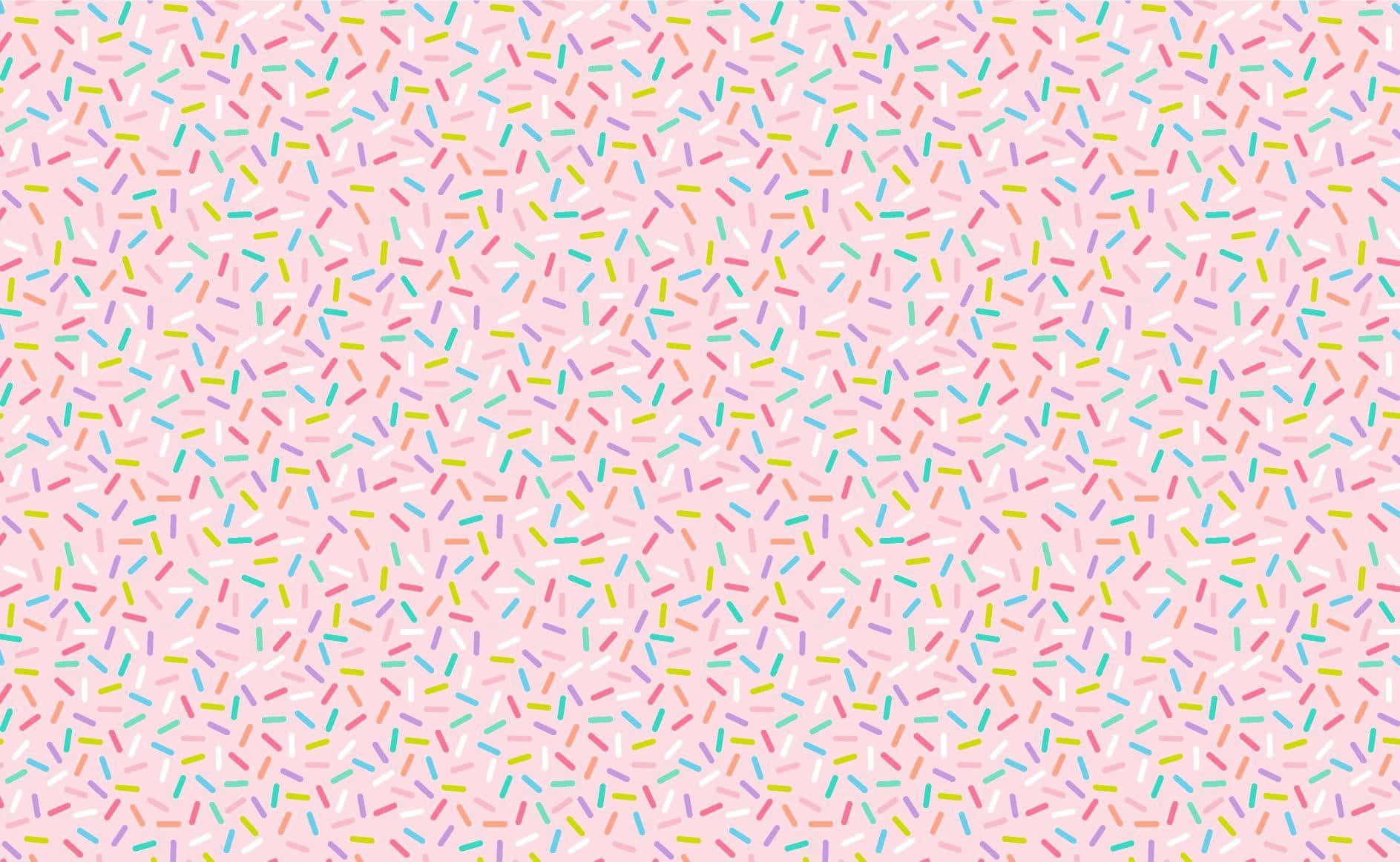Colorful Sprinkles Pattern Background Background