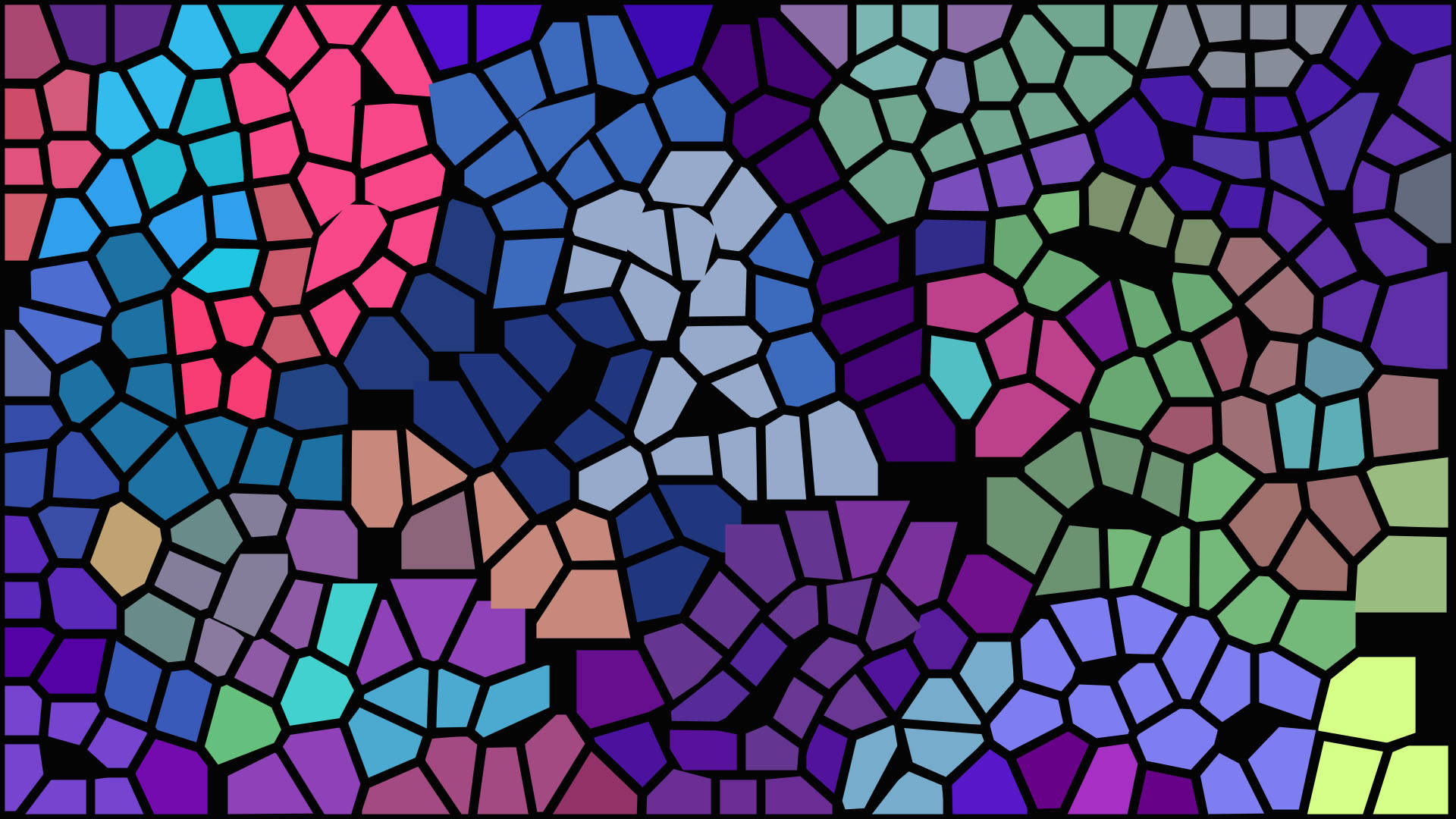 Colorful Stained Glass Mosaic Background