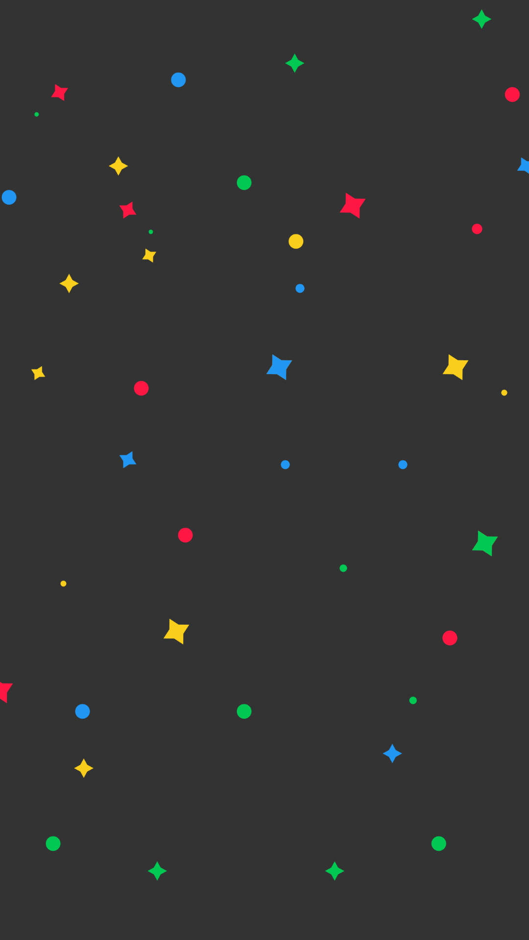 Colorful Stars Minimalist Android Background