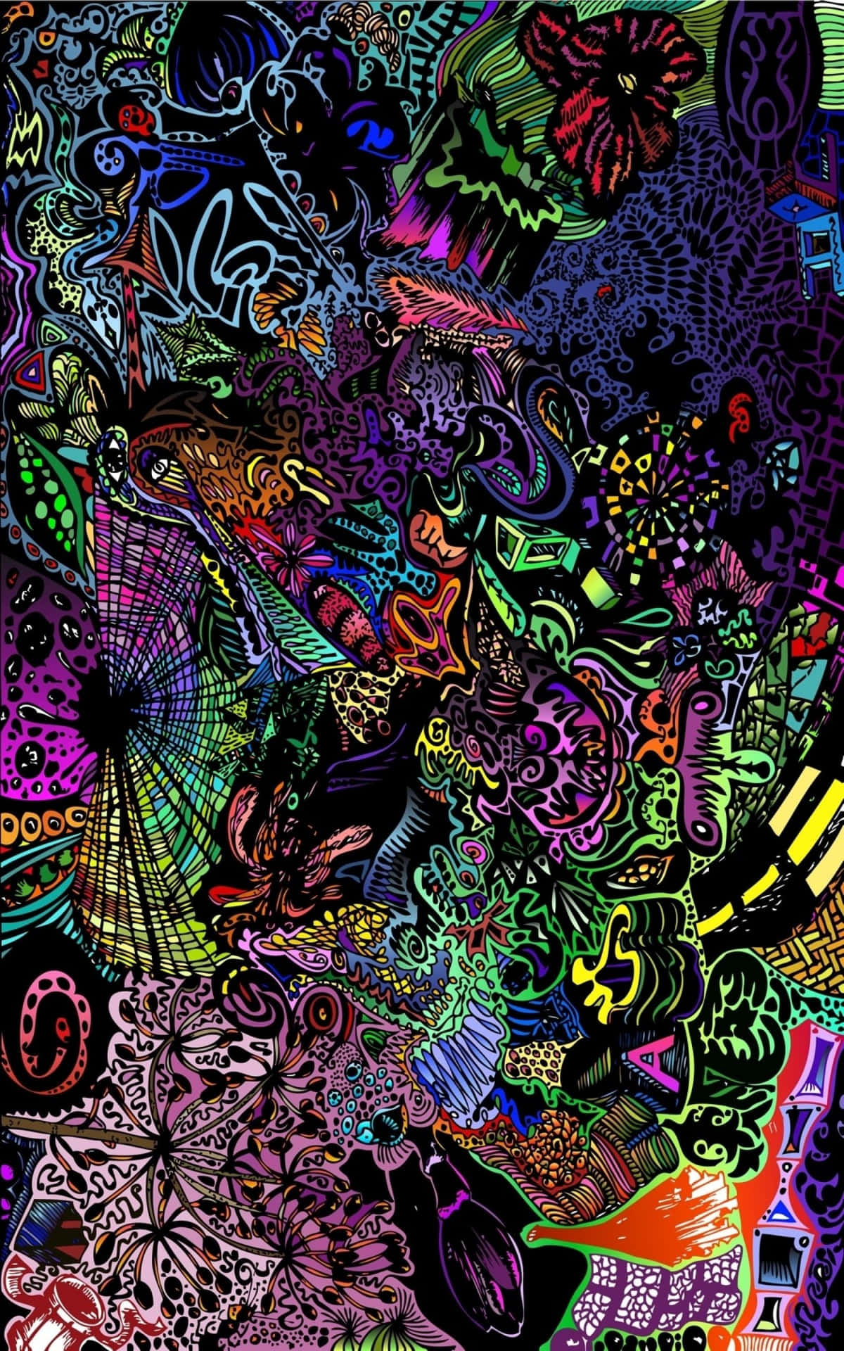 Colorful Stoner Iphone Background