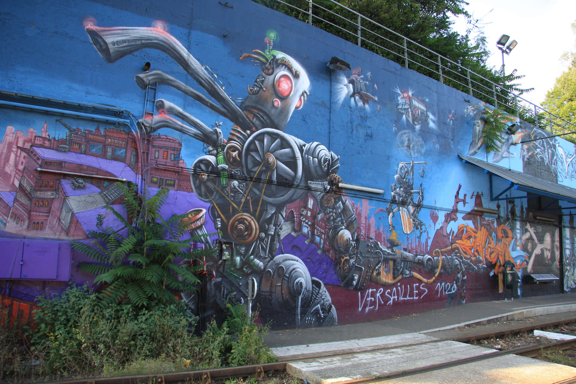 Colorful Street Art Background