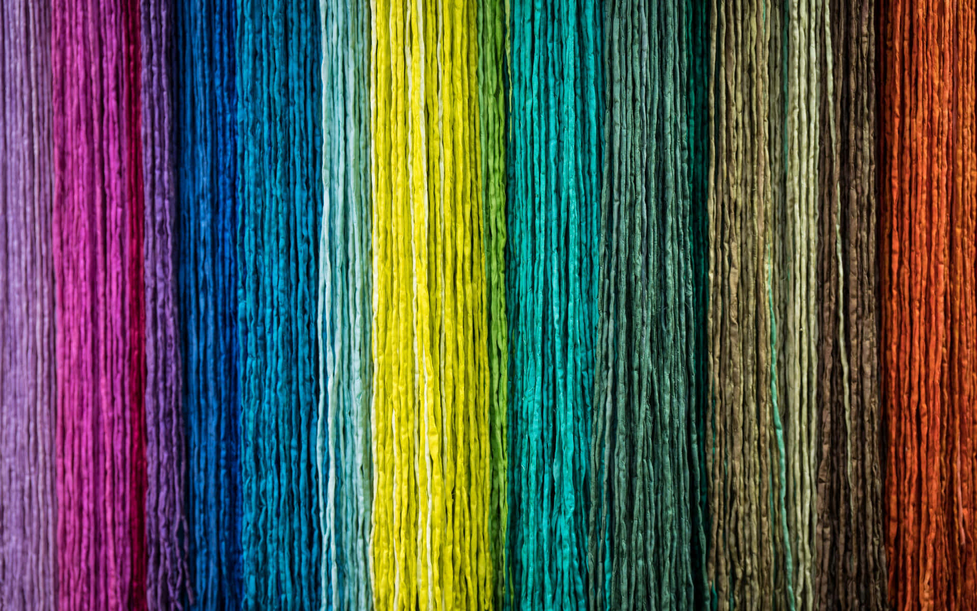 Colorful Strings Of Fabric Texture Background