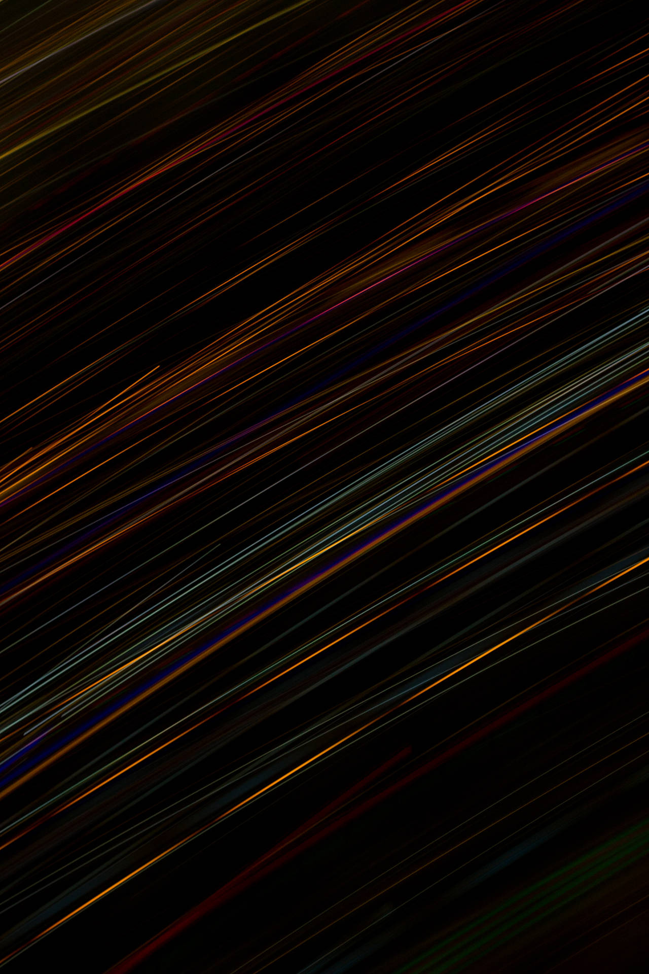 Colorful Stripes Dark Abstract Background